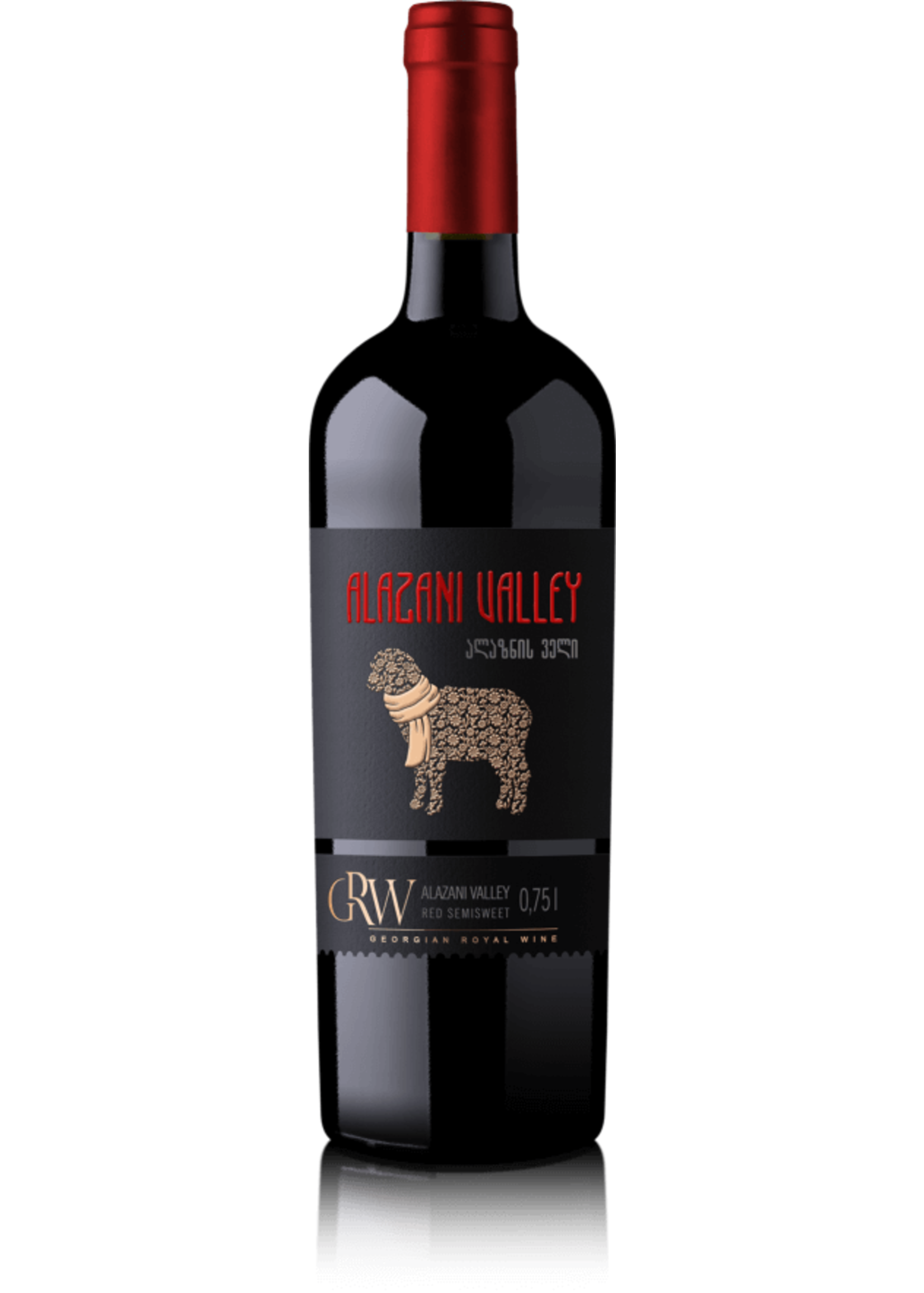 GRW GRW / Georgia Royal Wines Alazani Valley Red Semi-Sweet 2020 / 750mL
