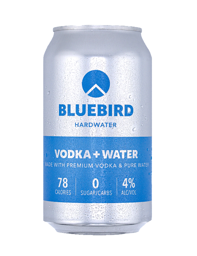 Bluebird Hardwater / Vodka + Water 4 abv / 355mL Can single Roma