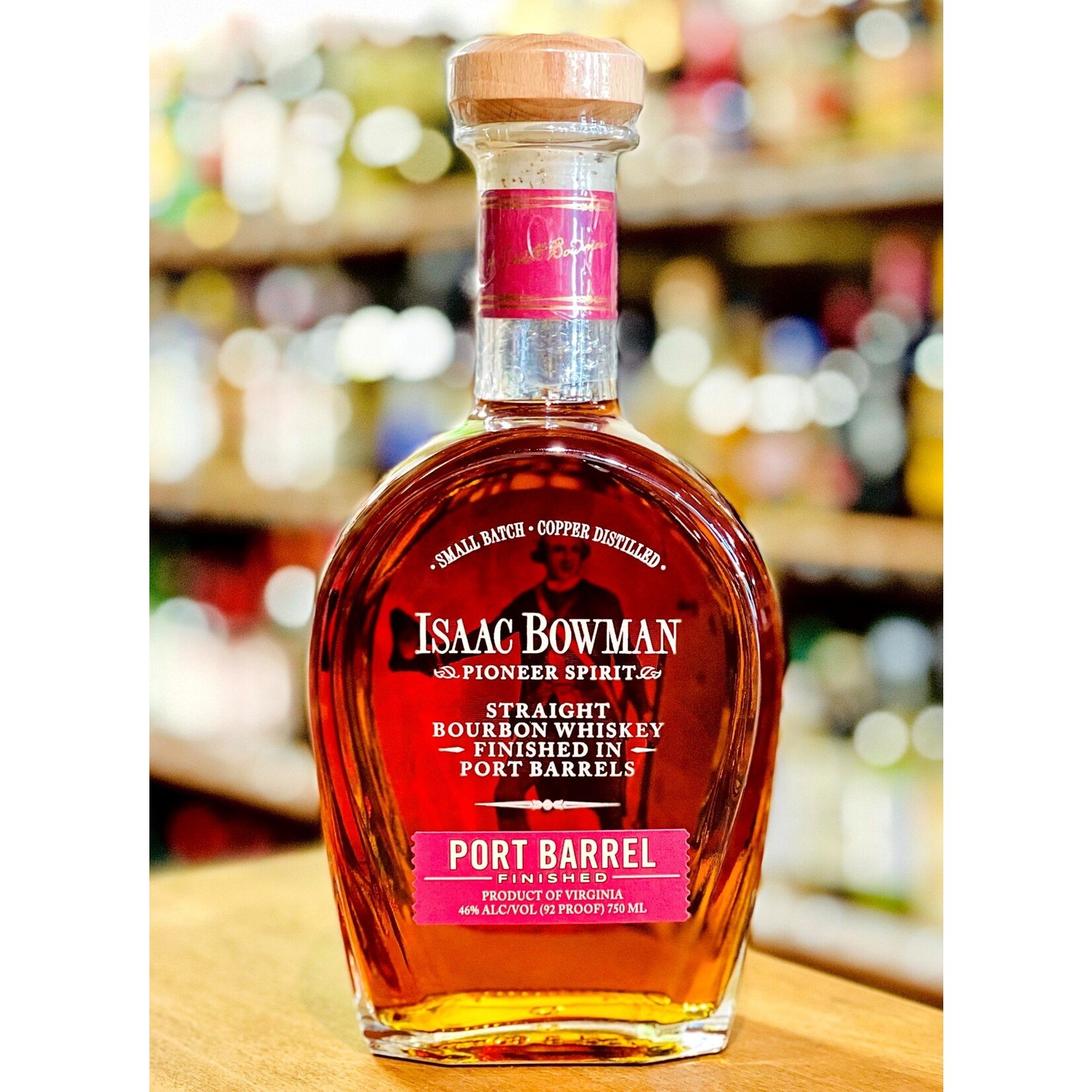 A. Smith Bowman Distillery Bowman Distillery / 'Isaac Bowman' Port Barrel Finished Straight Bourbon Whiskey / 750mL