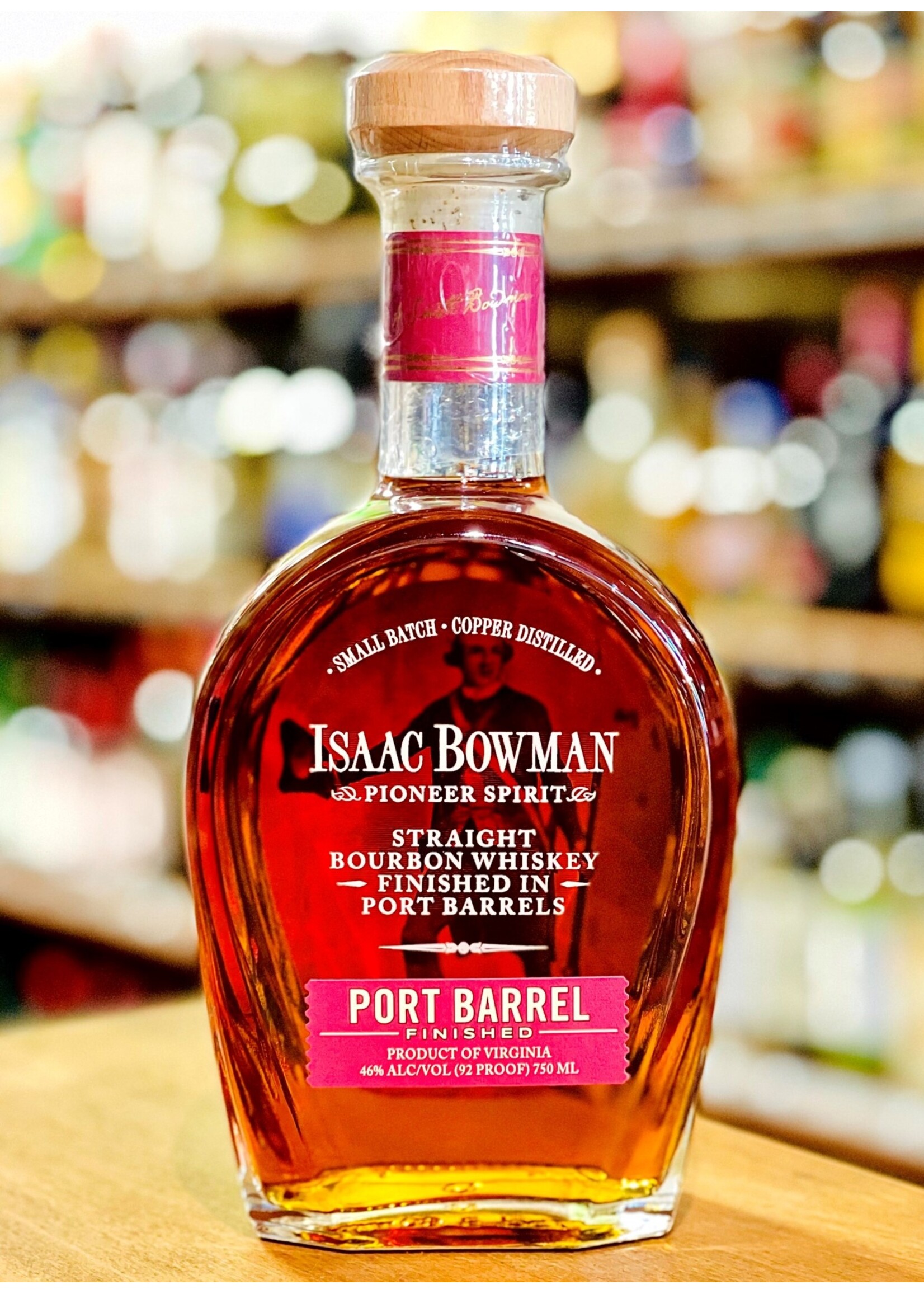 A. Smith Bowman Distillery Bowman Distillery / 'Isaac Bowman' Port Barrel Finished Straight Bourbon Whiskey / 750mL