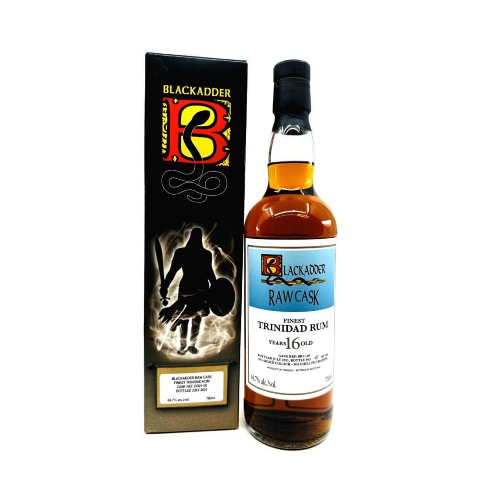 Blackadder Blackadder / Trinidad 16 Year 2021 Raw CaskTrinidad Rum 64.7% abv / 700mL