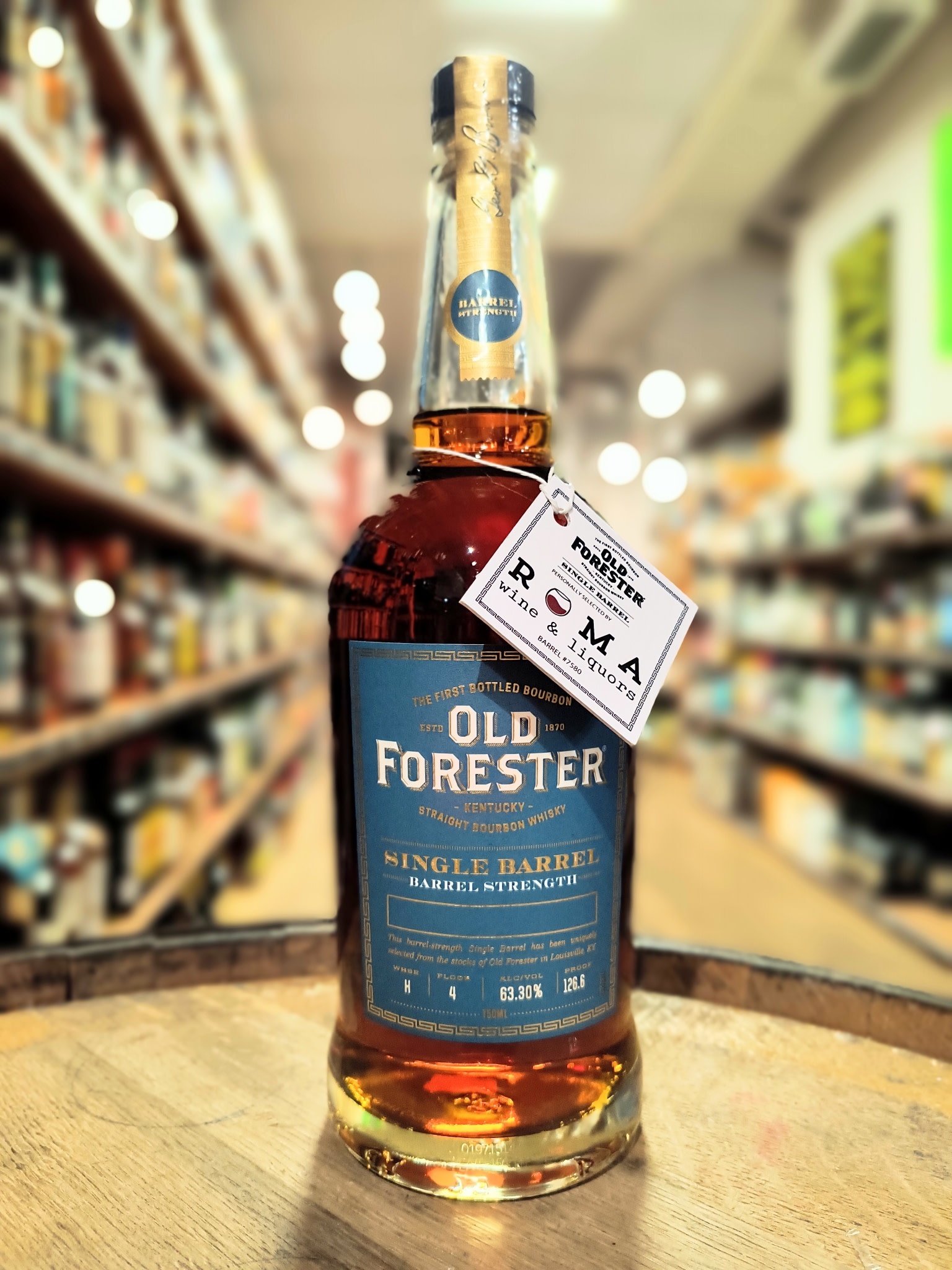 Old Forester / Roma Pick #3 Single Barrel Cask Strength Bourbon