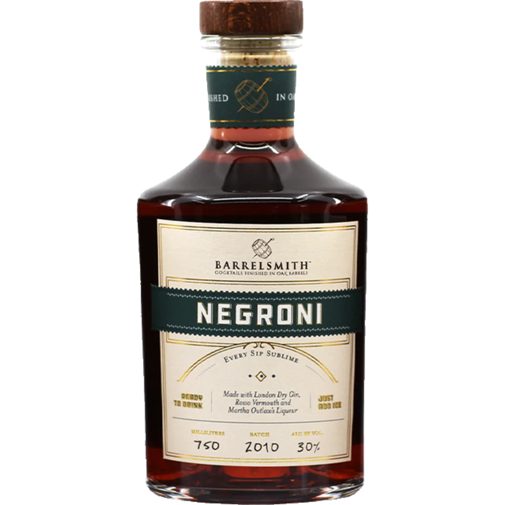Barrelsmith Barrelsmith / Ready To Drink Negroni 30% abv / 750mL