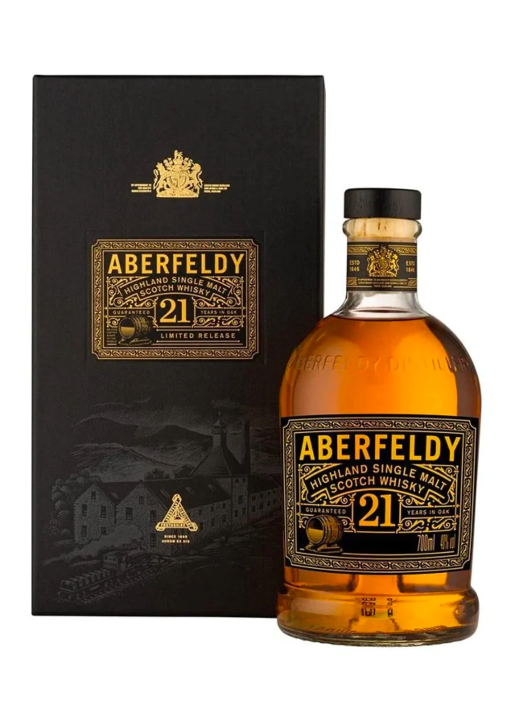 Aberfeldy Aberfeldy / 21 Year Old Single Malt Scotch Whisky / 750mL