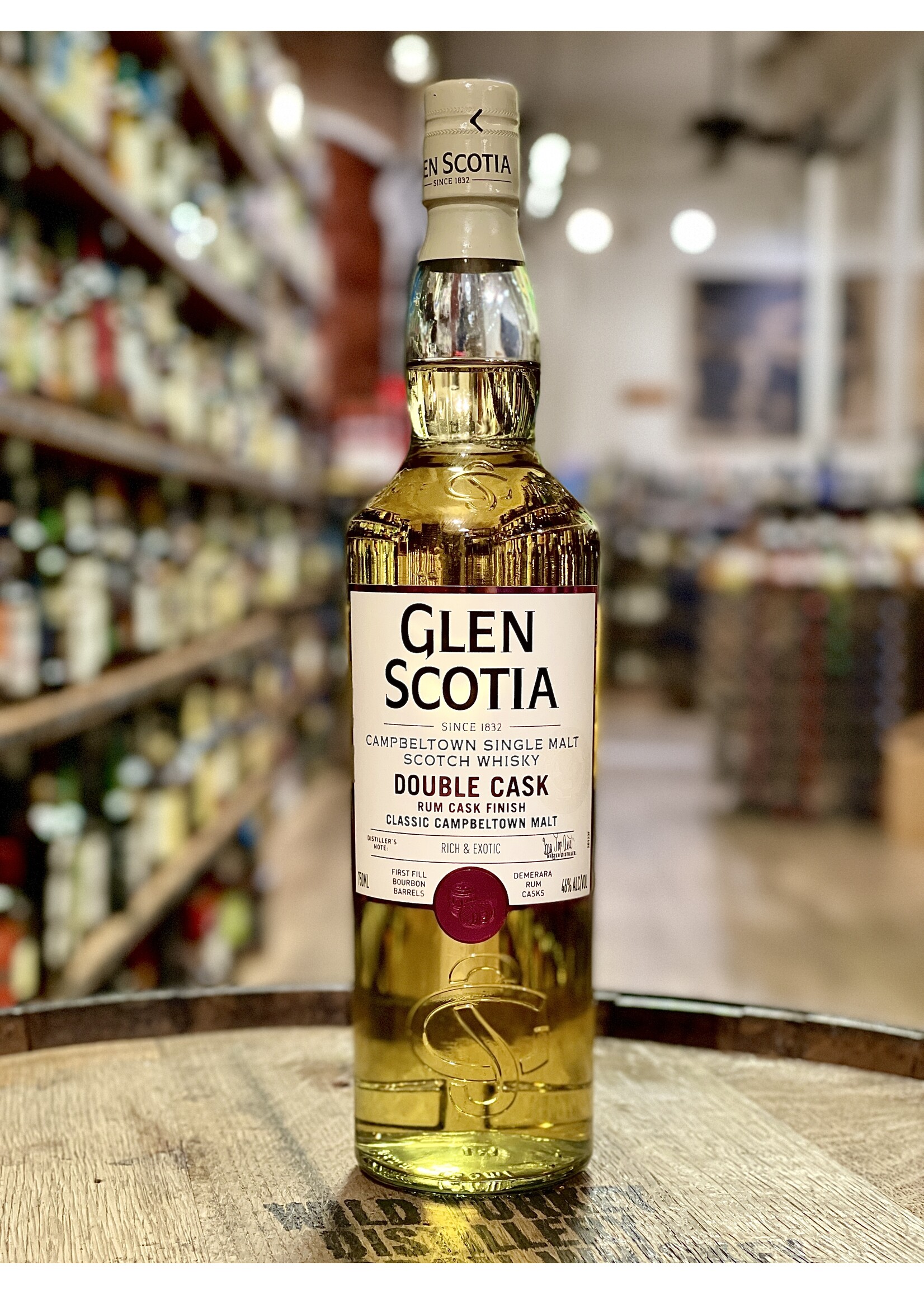 Glen Scotia Glen Scotia / Double Cask Demerara Rum Cask Finish Single Malt 46% abv / 750mL