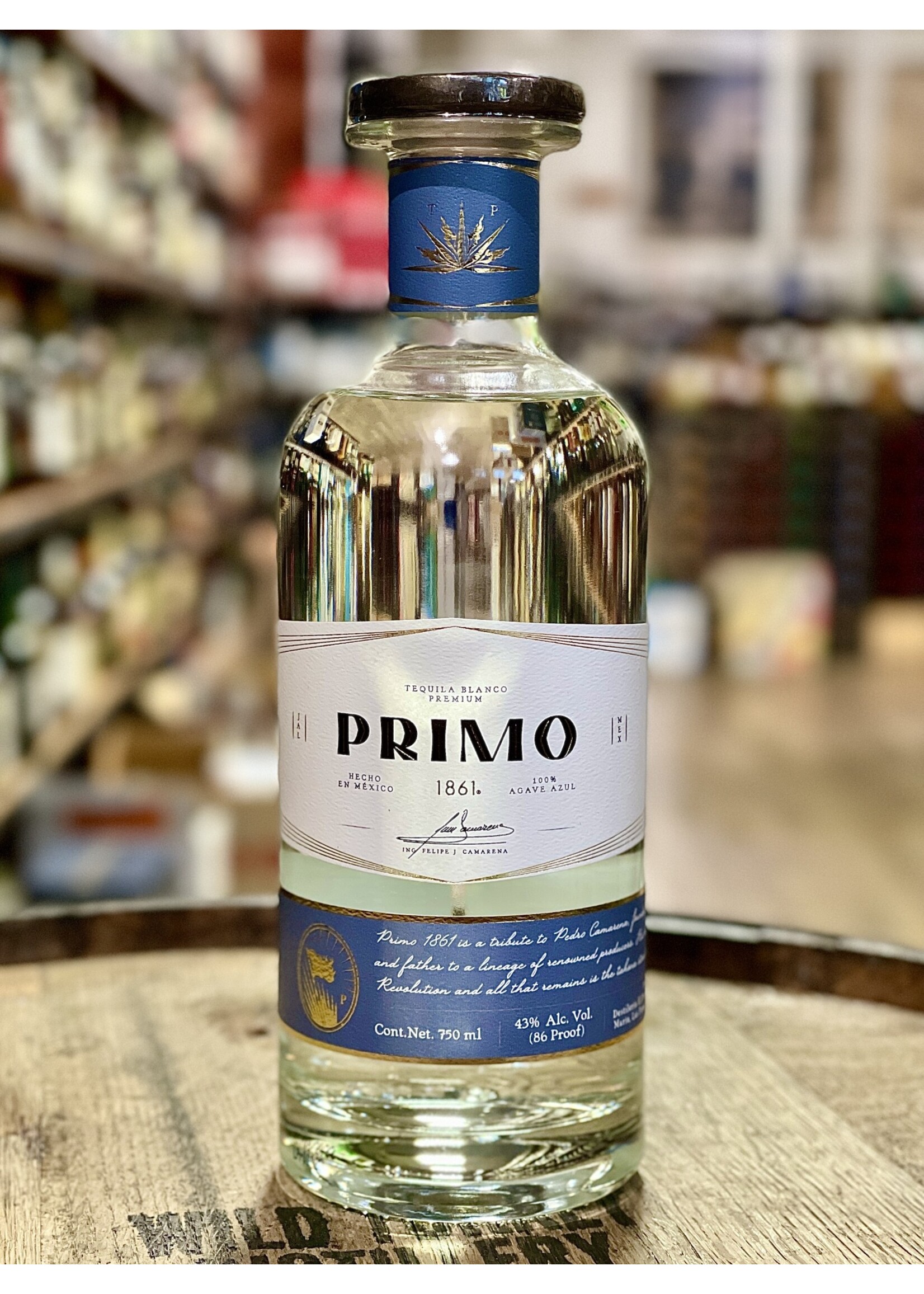 Primo Primo / Blanco Tequila 43% abv / 750mL