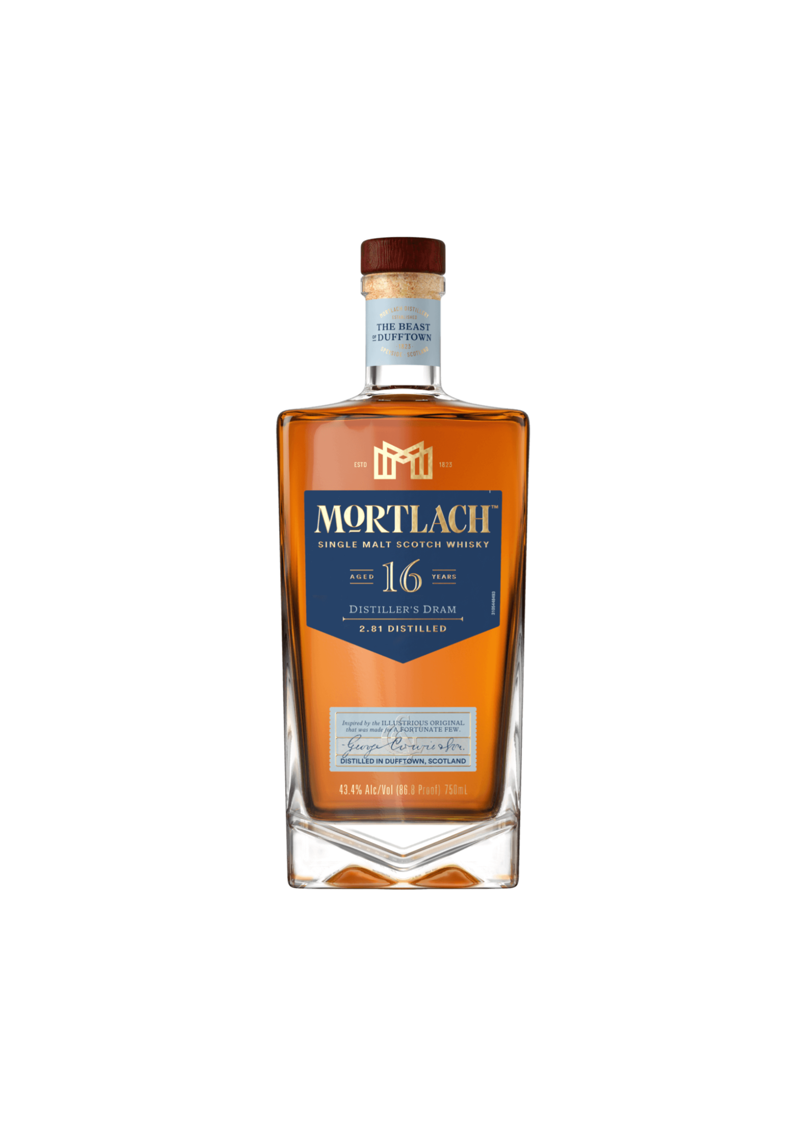 Mortlach Mortlach / 16 Year Single Malt Scotch Whisky 43.4% abv / 750mL
