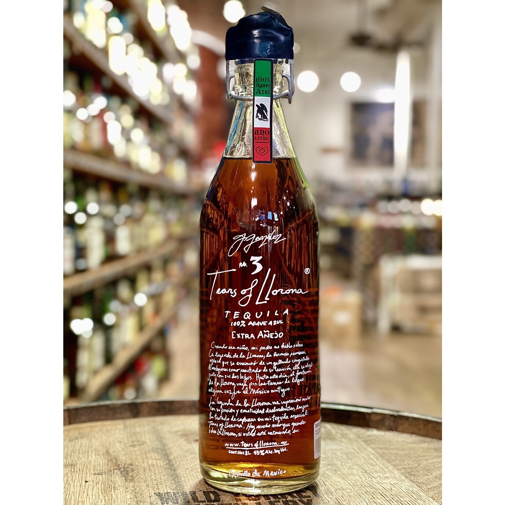 Tears of Llorona Tears of Llorona / Extra Anejo #3 Tequila 43% abv / 1.0L