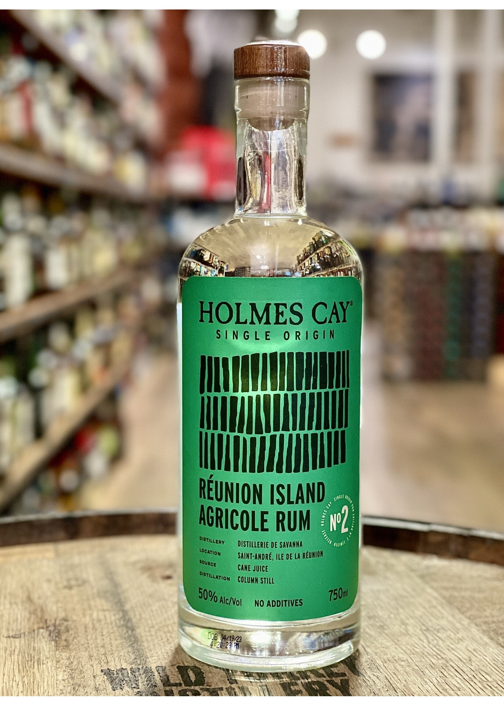 Holmes Cay Holmes Cay / Reunion Island Agricole Rum Single Origin Edition 50% abv / 750mL