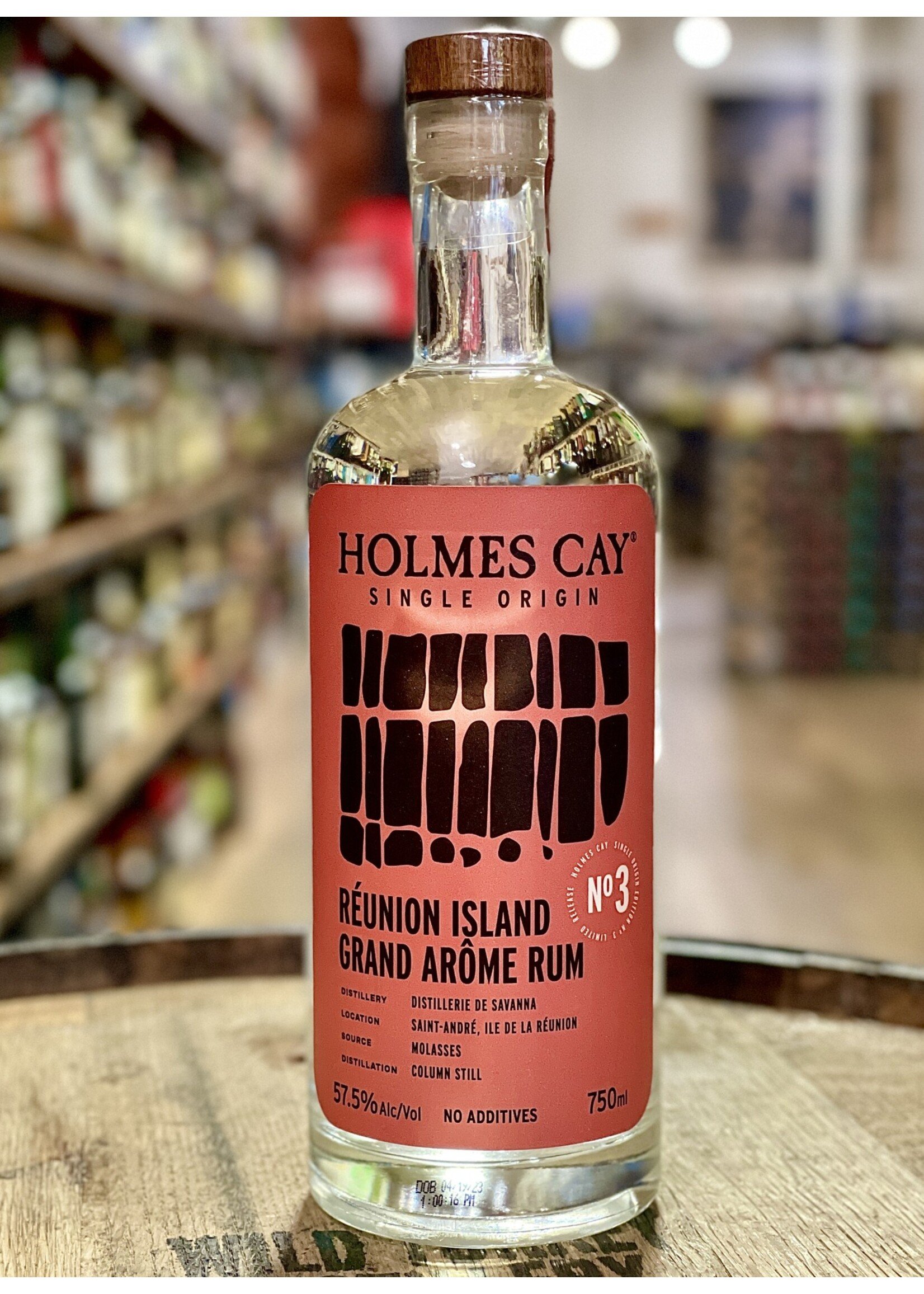 Holmes Cay Holmes Cay / Reunion Island Grand Arome Rum Single Origin Edition 57.5% abv / 750mL