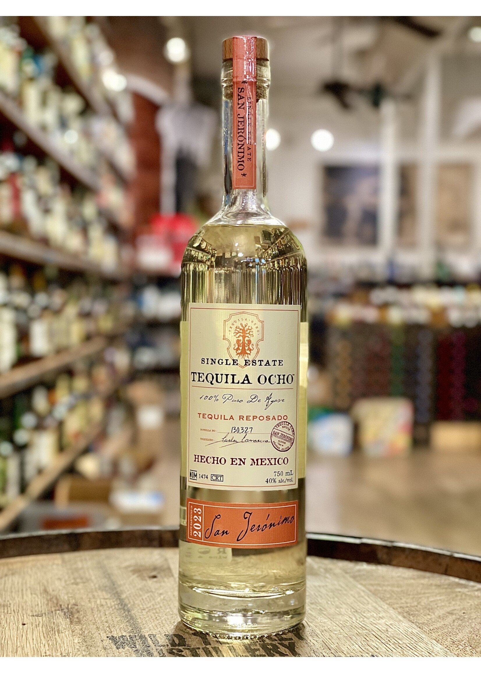 Tequila Ocho Tequila Ocho / Reposado 40% abv / 750mL (vintage may vary from  image) - Roma Wines & Liquors