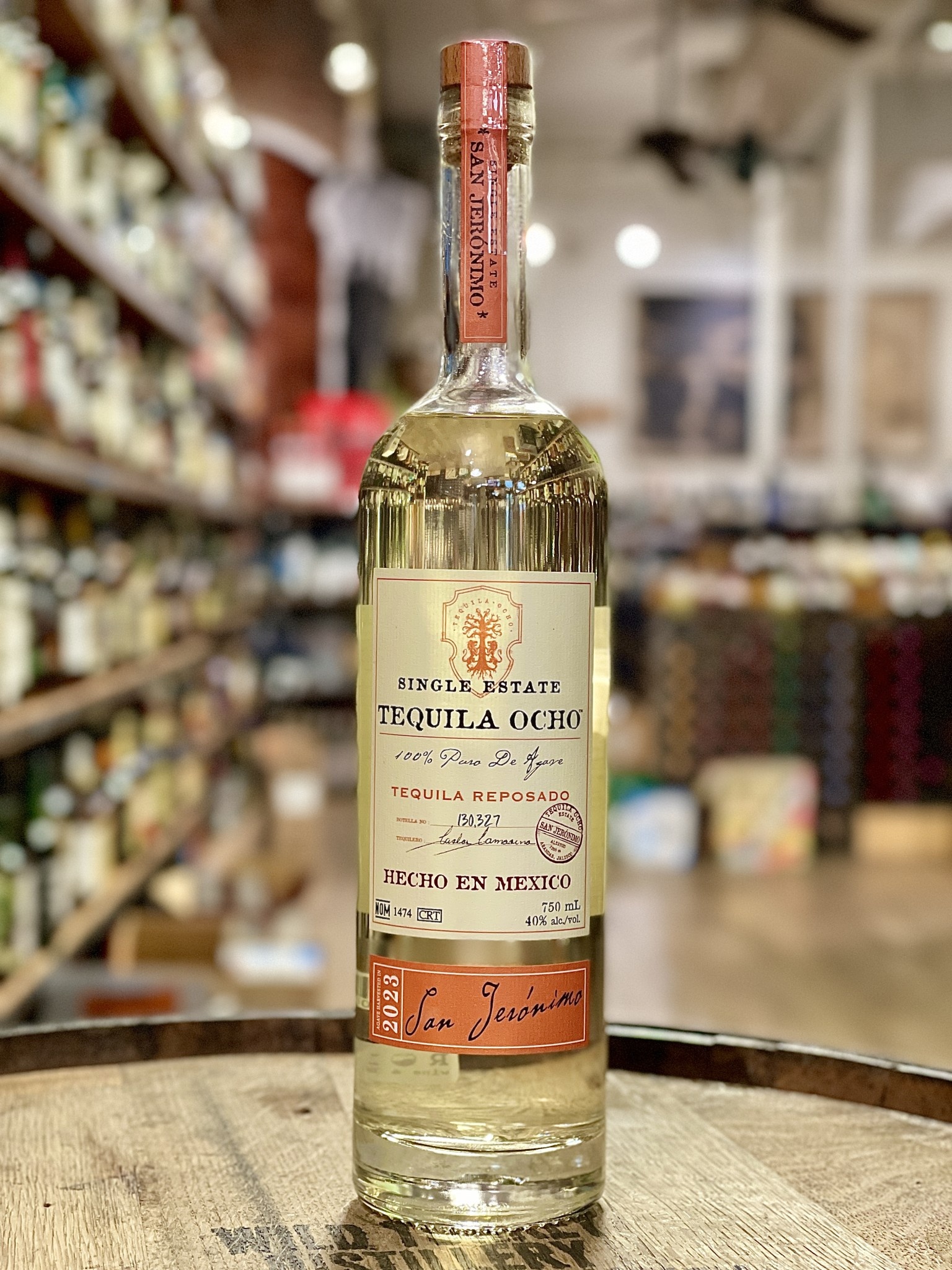 Tequila Ocho Tequila Ocho / Reposado 40% abv / 750mL (vintage may