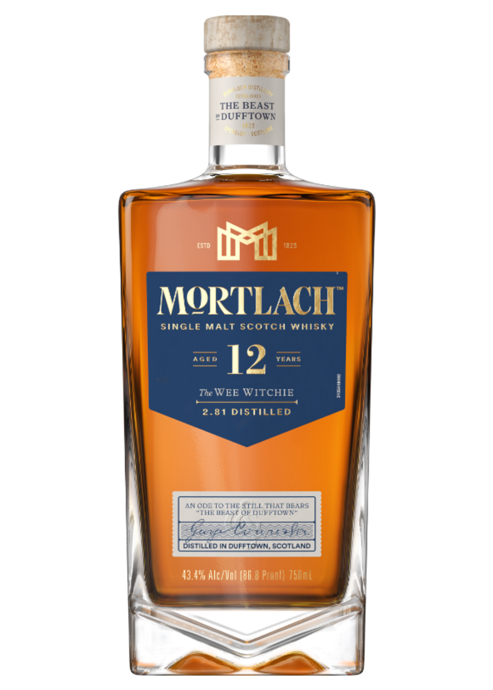 Mortlach Mortlach / 12 Year Single Malt Scotch Whisky 43.4% abv / 750mL
