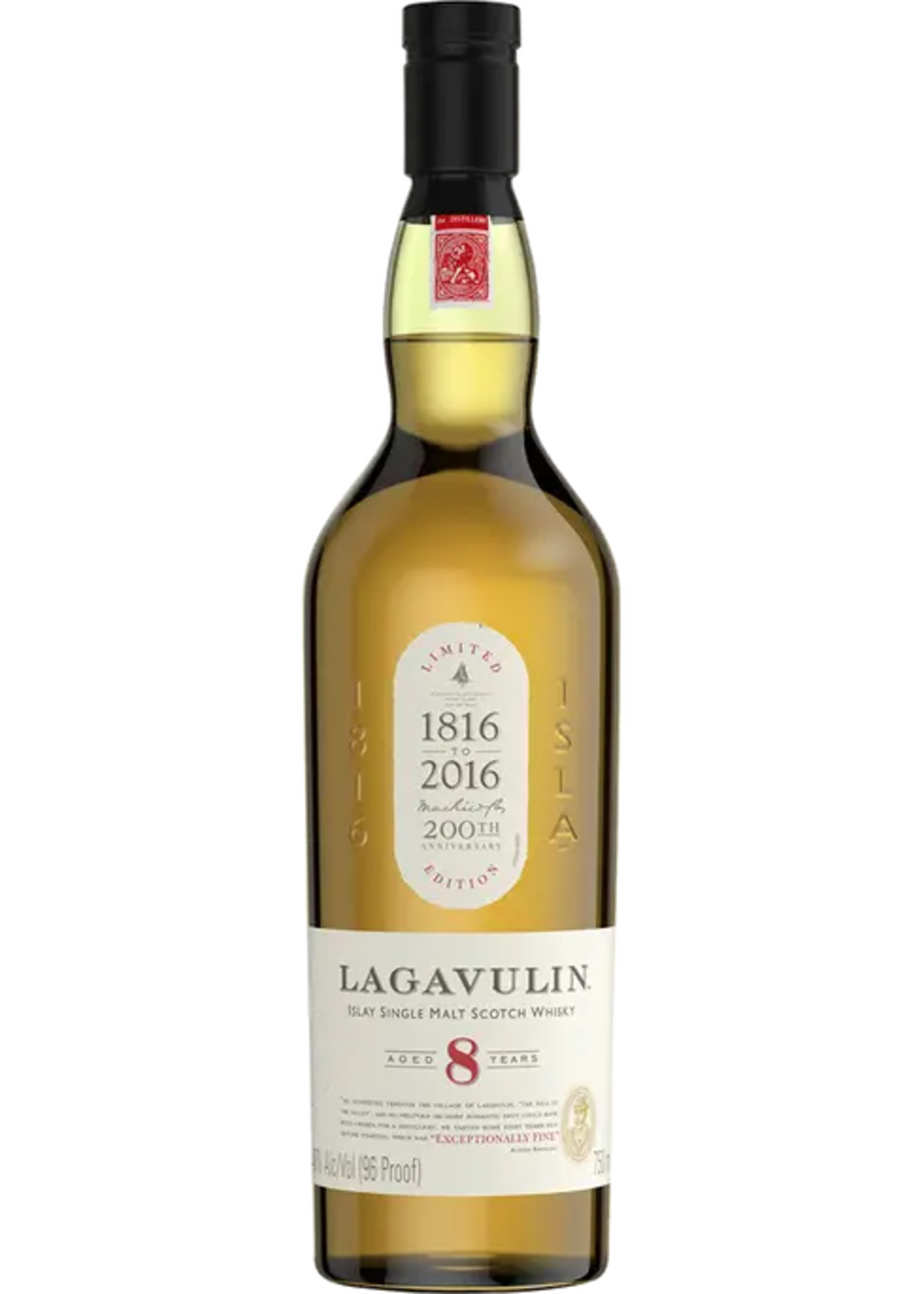 Lagavulin / 8 Year Islay Single Malt Scotch Whisky 48% abv / 750mL
