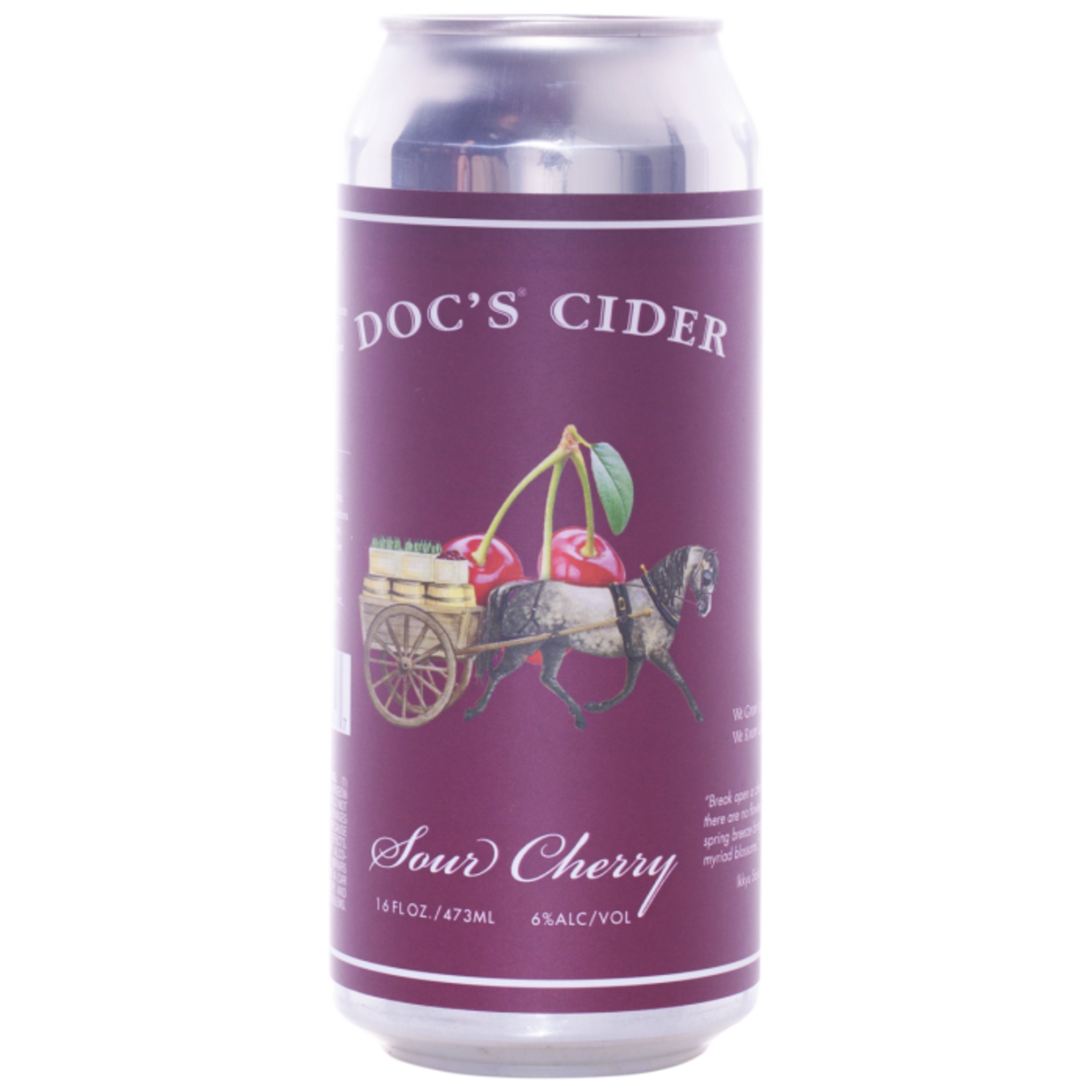 Doc's Draft Doc's Draft / Hard Sour Cherry Cider / 16oz Single Can