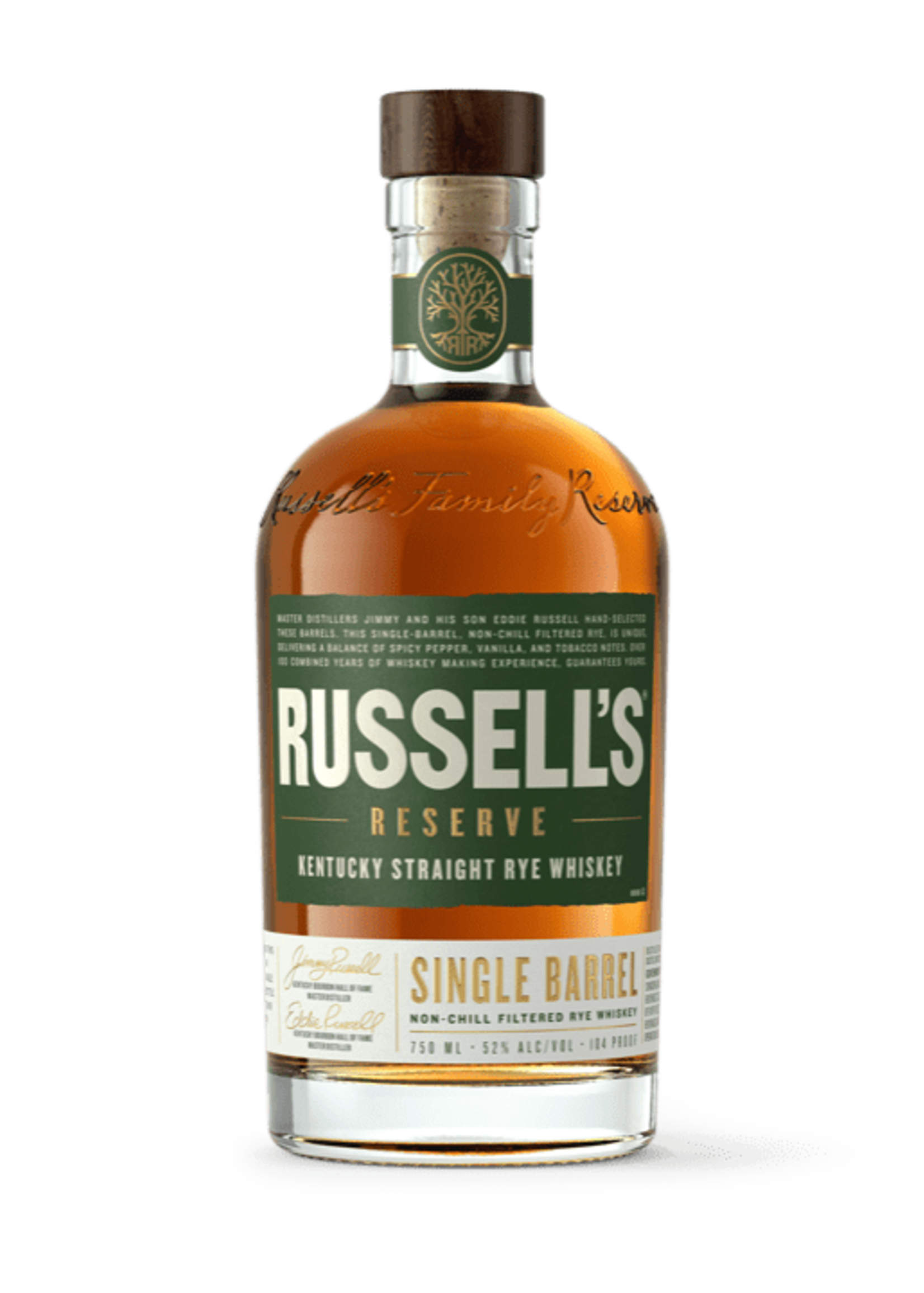 Russell's Reserve Russell’s Reserve / Single Barrel Rye Whisky 52% abv / 750mL