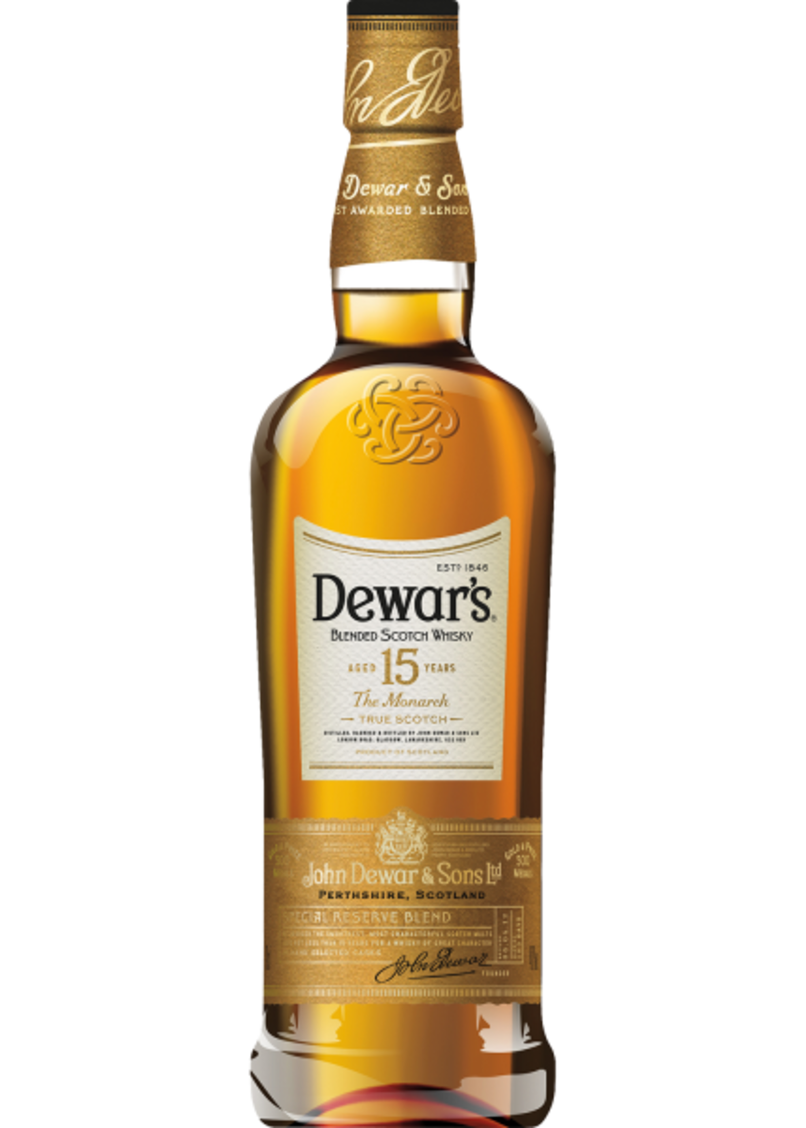 Dewar's Dewar’s / 15 Year Double Aged Blended Scotch Whisky 40% abv / 1.0L
