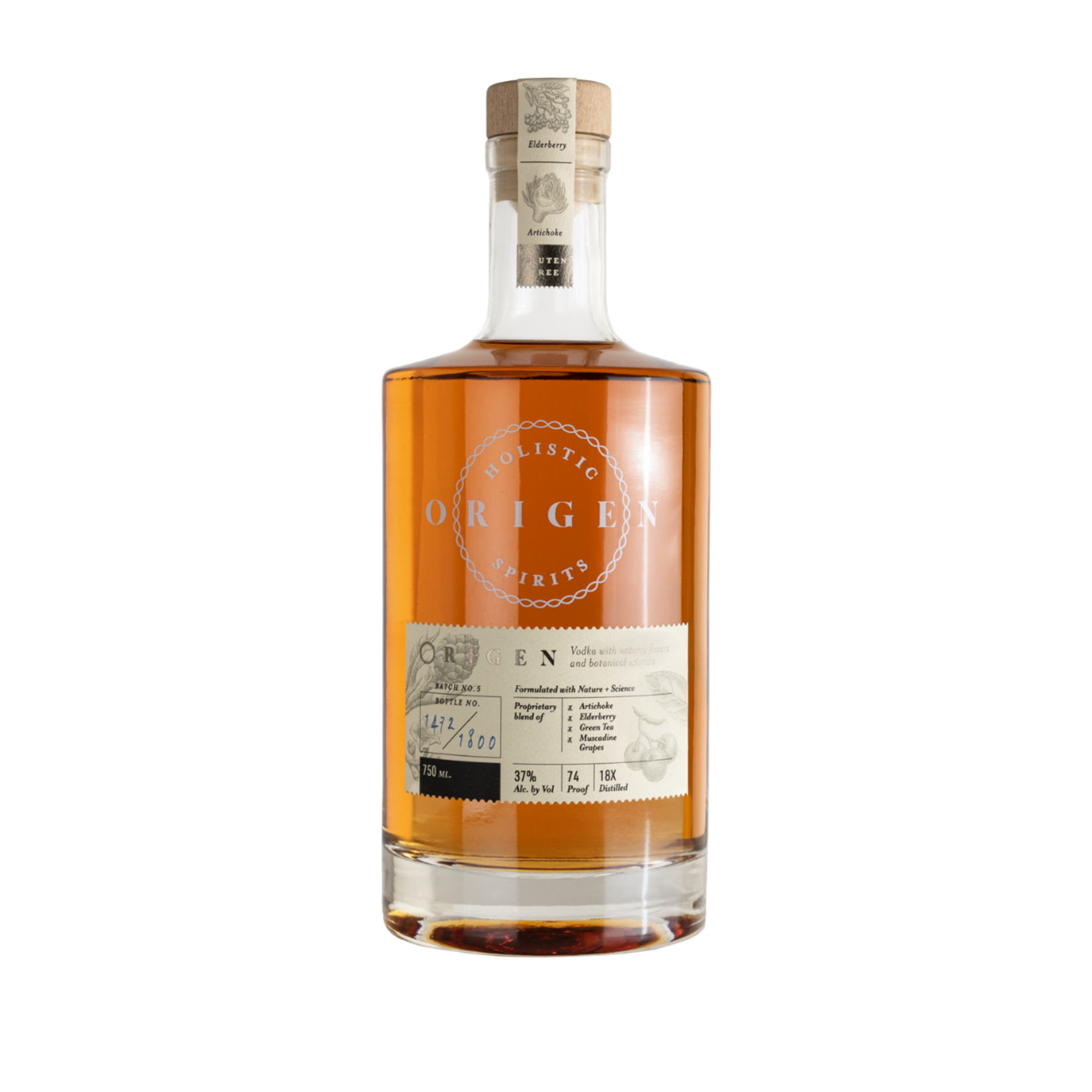 Holistic Spirits Co. Holistic Spirits Co. / Origen Botanical Vodka 37% abv / 750mL