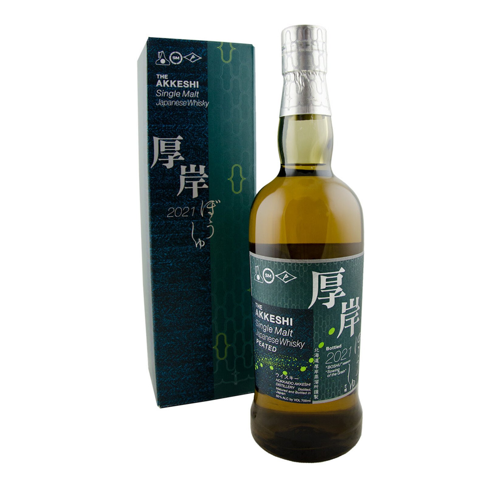 Akkeshi The Akkeshi / “Boshu Season - Sowing of the Grain” 2021 Japanese Single Malt Whisky Peated 55% abv / 700mL