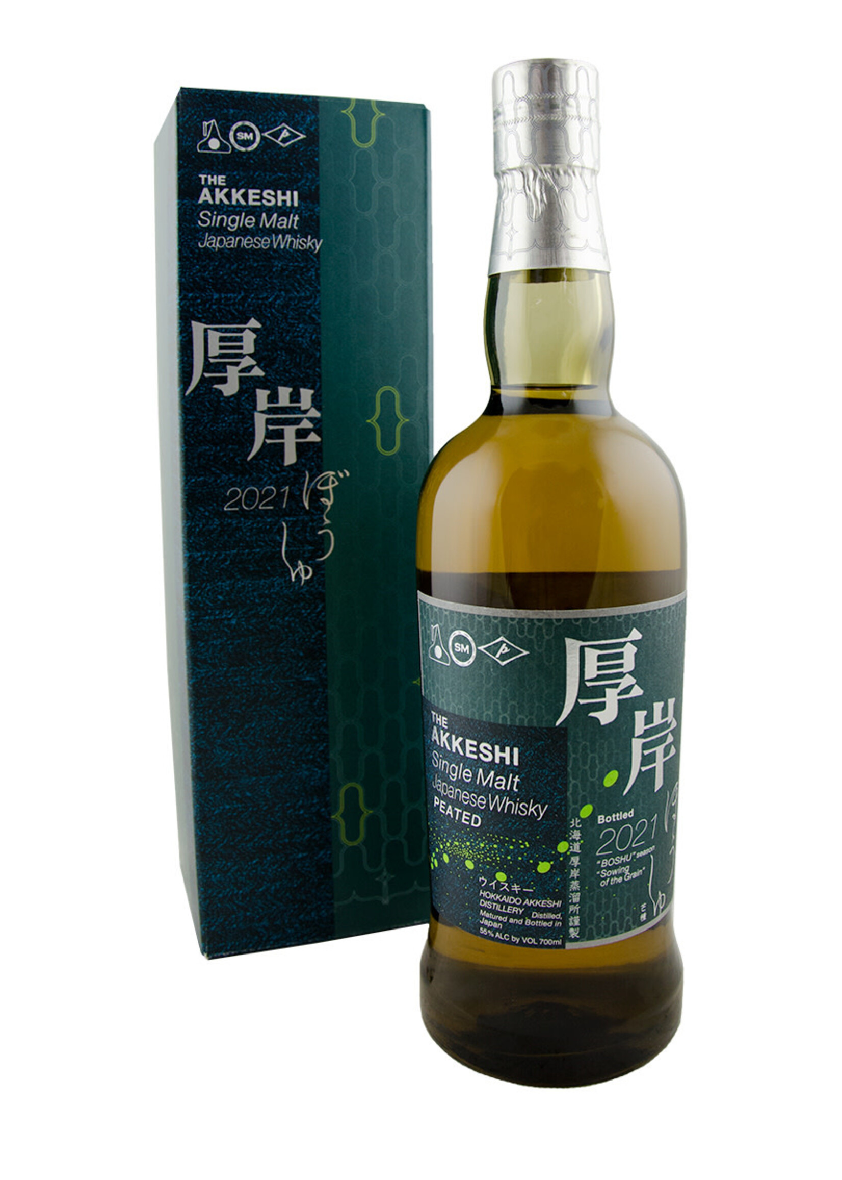 Akkeshi The Akkeshi / “Boshu Season - Sowing of the Grain” 2021 Japanese Single Malt Whisky Peated 55% abv / 700mL