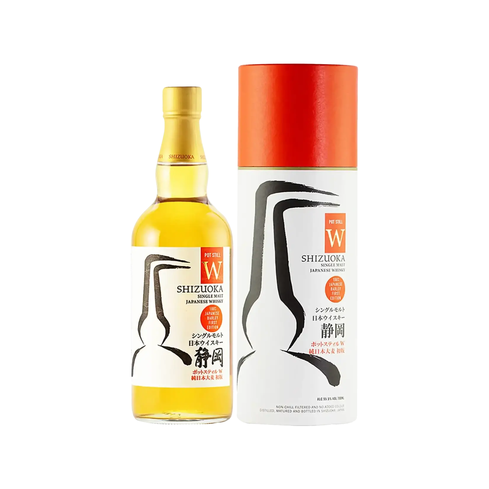 Shizuoka / W Pot Still 100% Imported Barley Single Malt