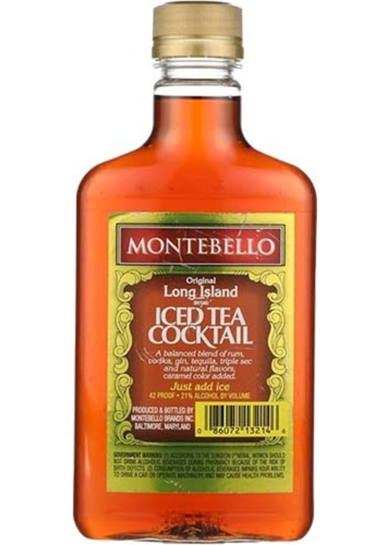 Montebello Montebello / Original Long Island Iced Tea Cocktail / 375mL