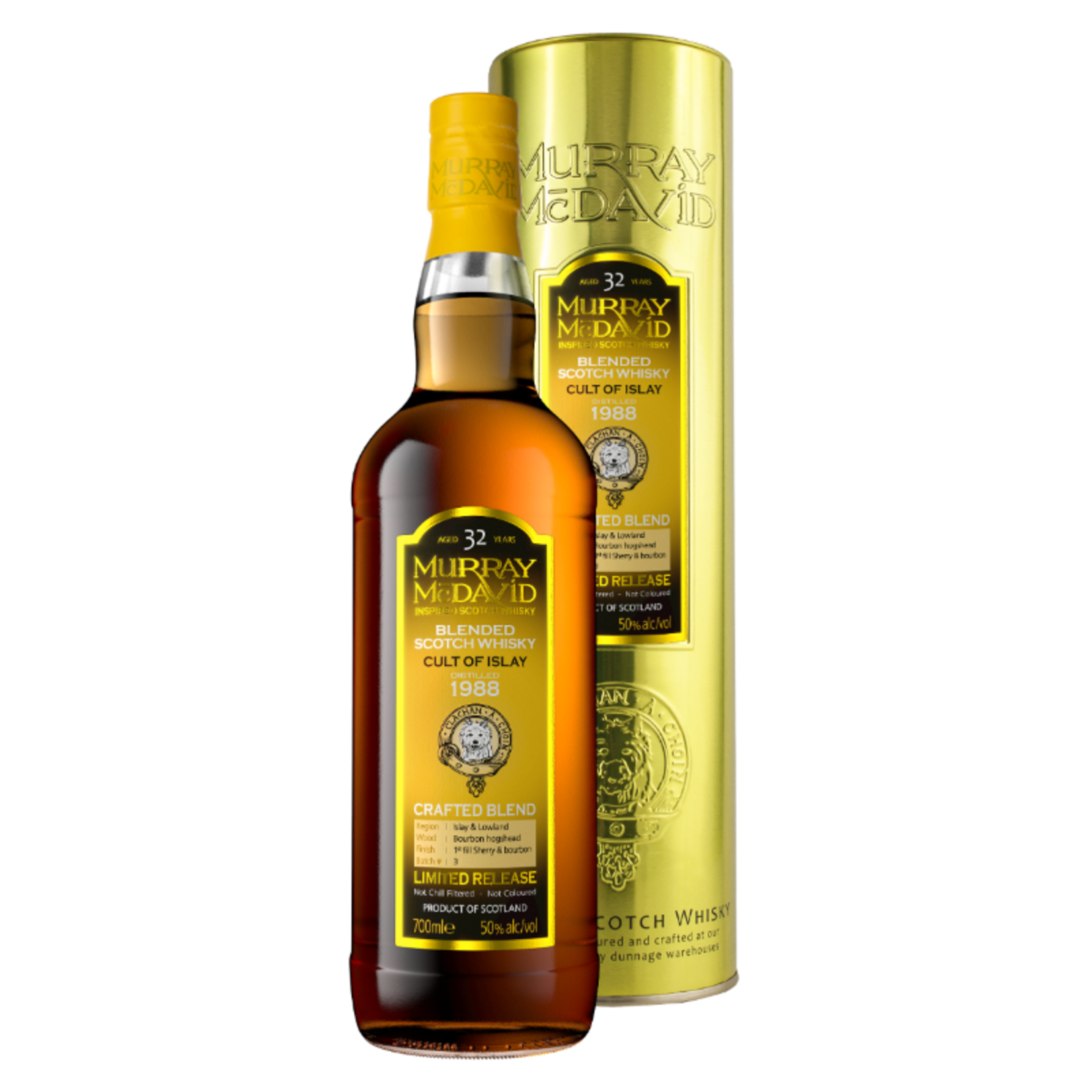 Murray McDavid Murray McDavid / Cult of Islay 32 Year Old Blended Scotch Whisky / 700mL