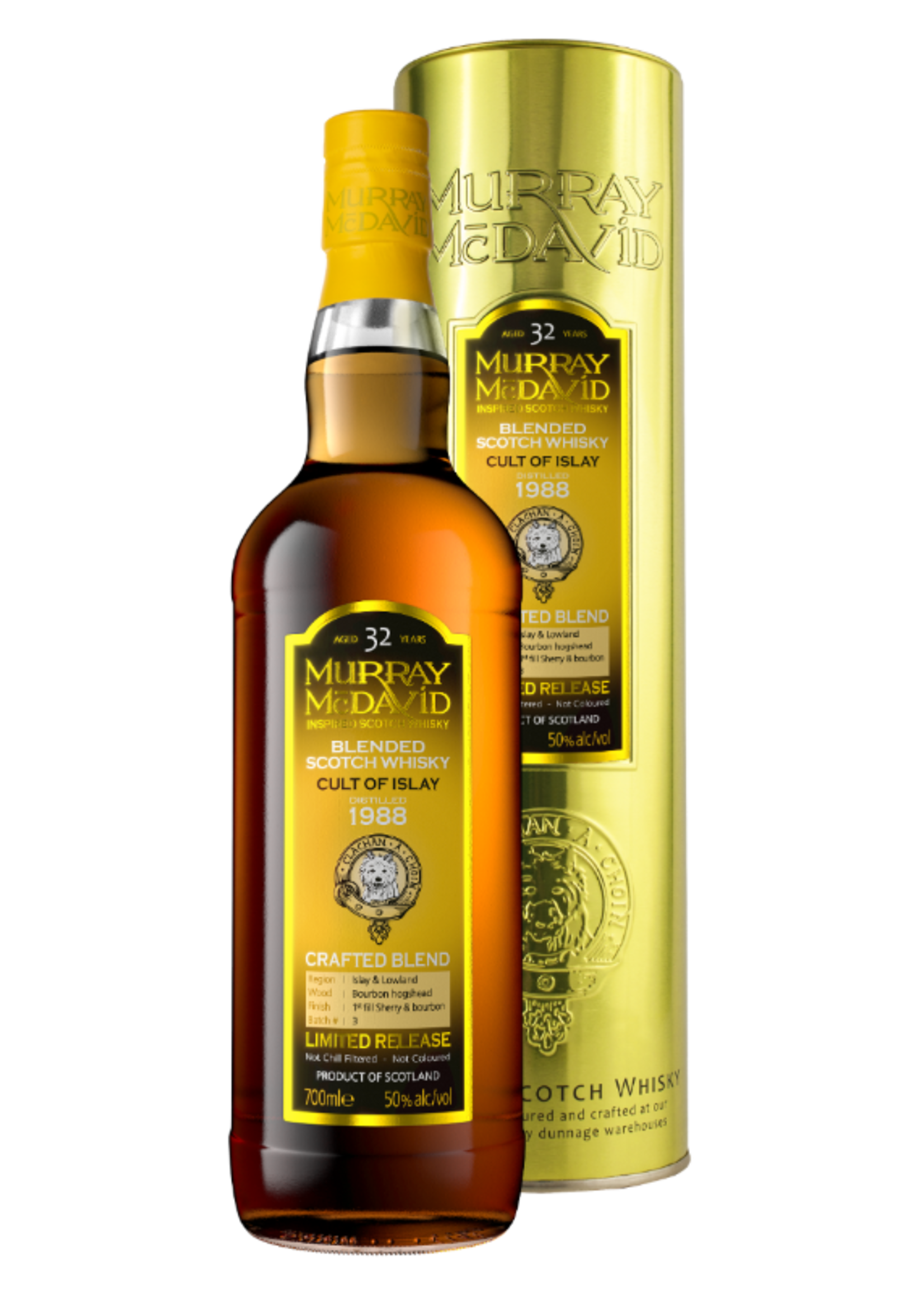 Murray McDavid Murray McDavid / Cult of Islay 32 Year Old Blended Scotch Whisky / 700mL