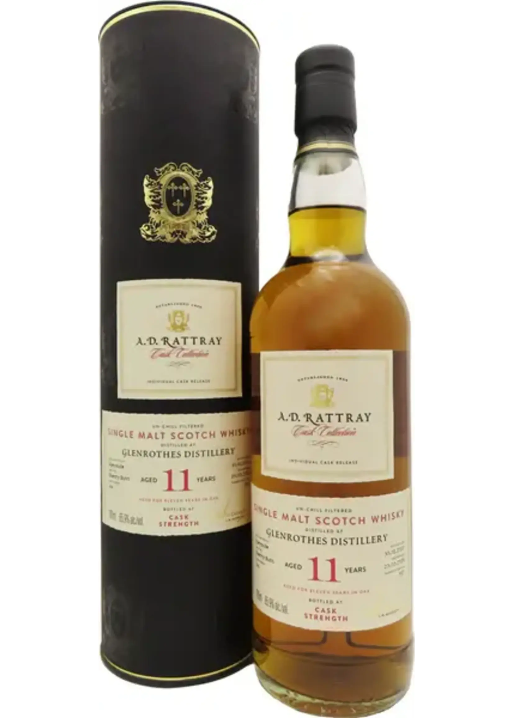 A.D. Rattray AD Rattray / Glenrothes 11 Year Old Single Malt Scotch Whisky / 700mL
