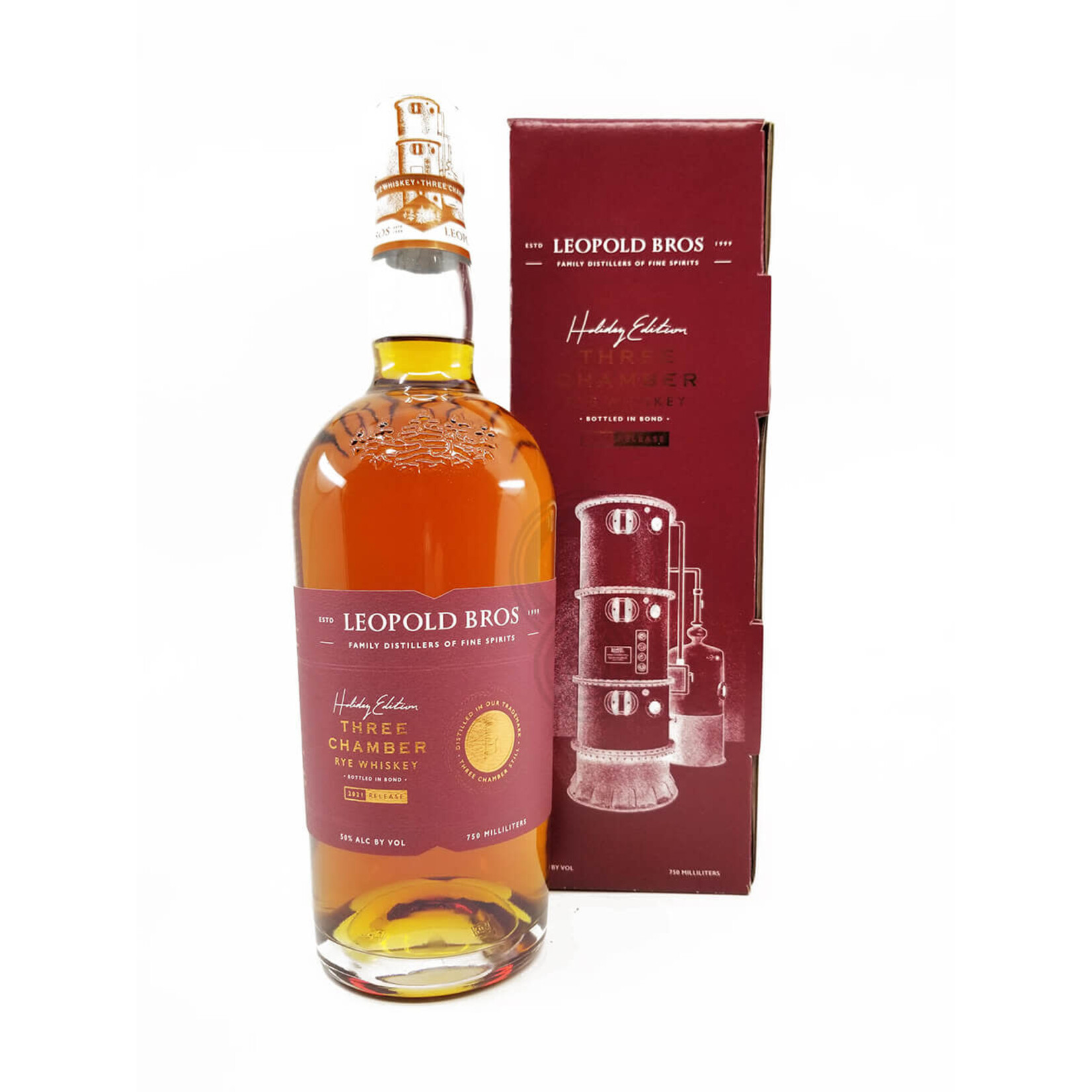 Leopold Bros Leopold Bros / Three Chamber Rye Holiday Edition 2021 Release / 750mL