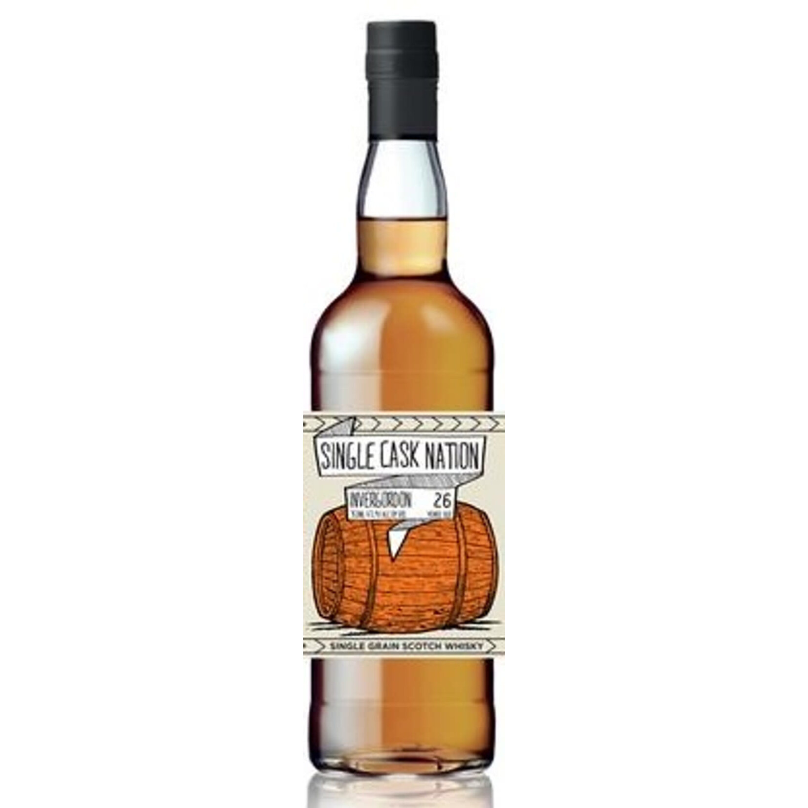 Single Cask Nation Single Cask Nation / Invergordon 26 Year Single Grain Scotch Whisky 47.9% abv / 750mL