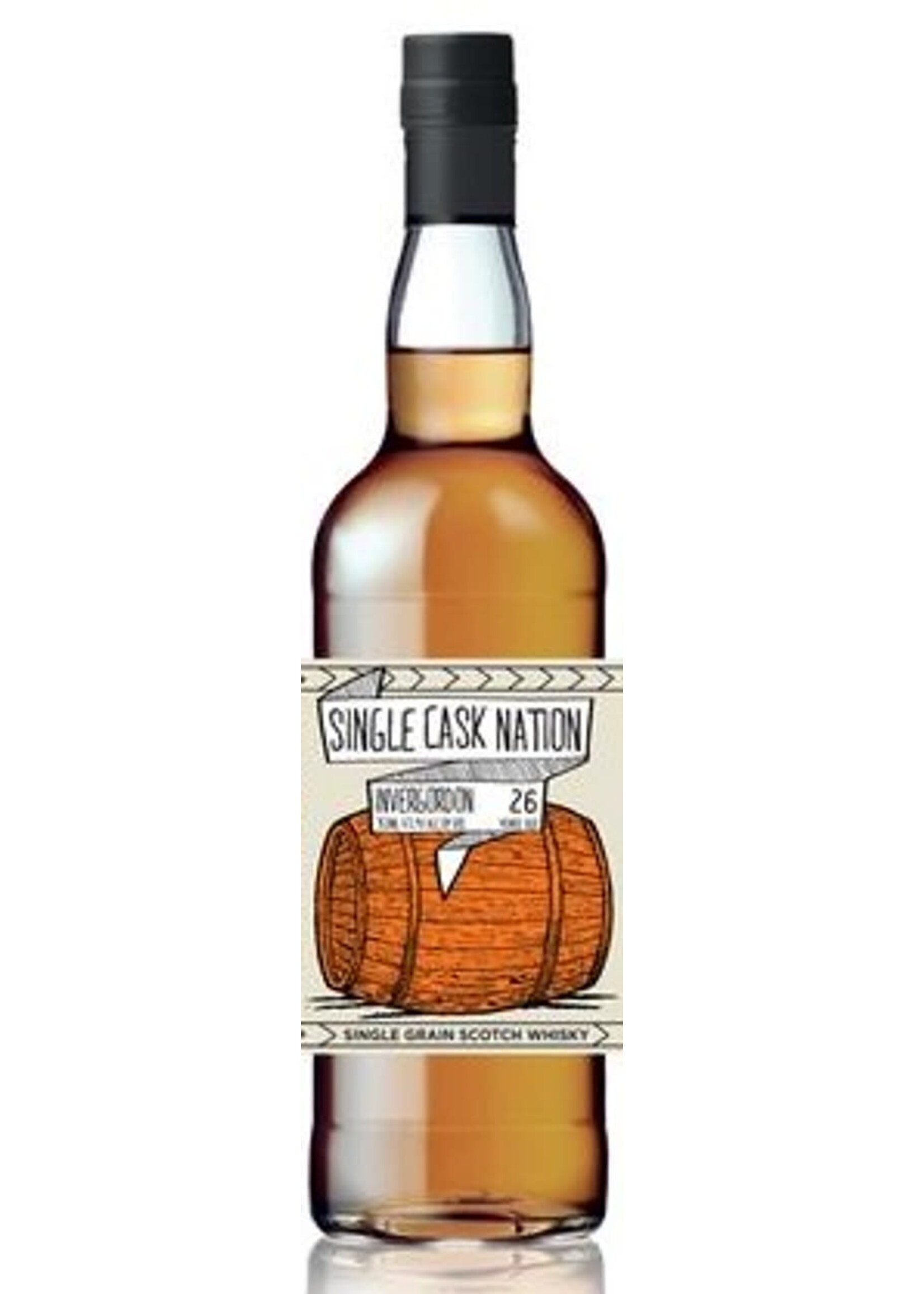 Single Cask Nation Single Cask Nation / Invergordon 26 Year Single Grain Scotch Whisky 47.9% abv / 750mL