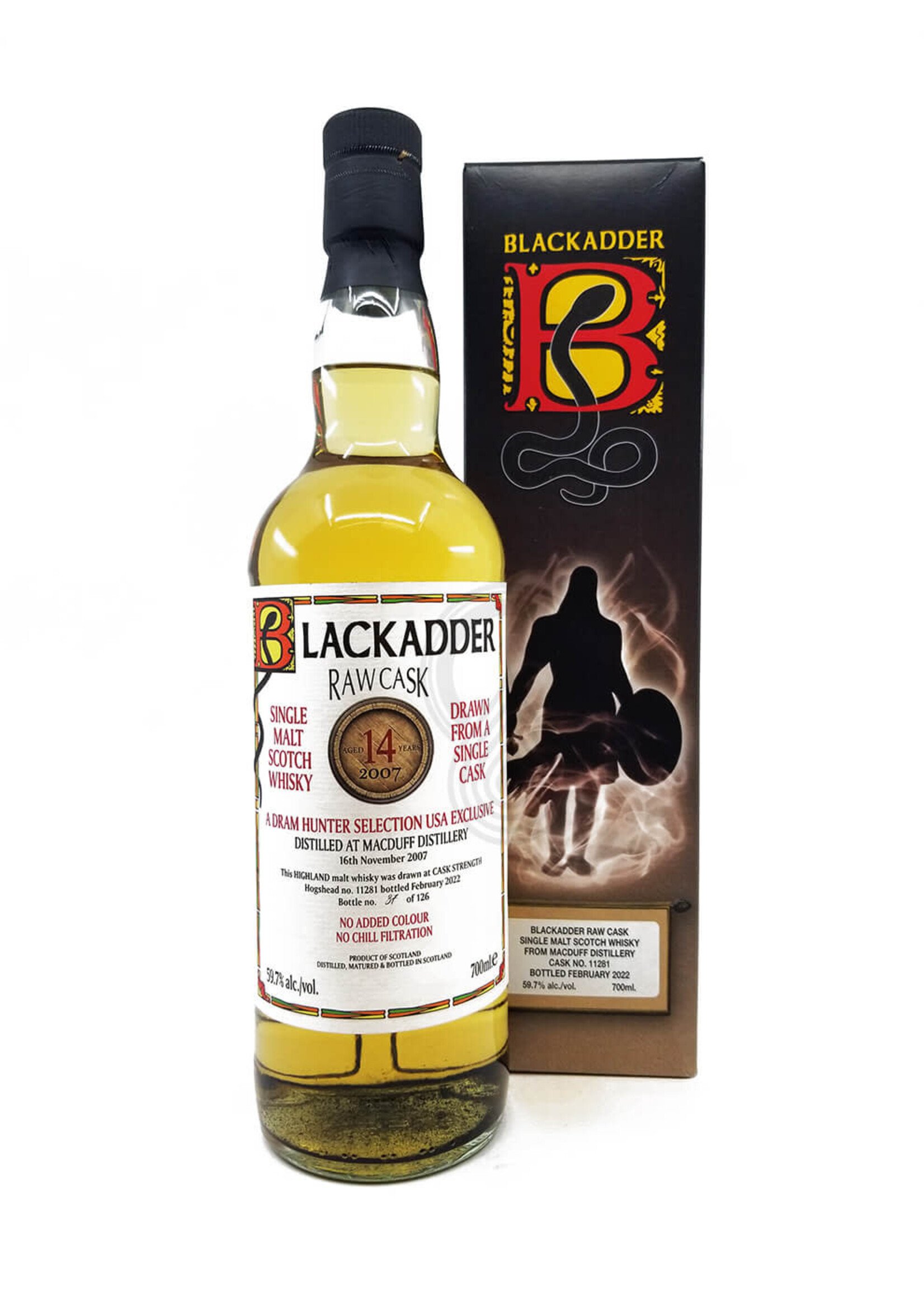 Blackadder Blackadder / Raw Cask Macduff 14 Year Single Cask Single Malt Scotch Whisky 59.7% abv / 700mL