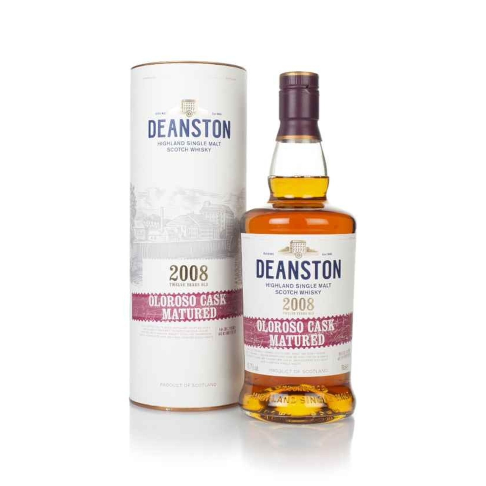 Deanston Deanston / 12 Years Old 2008 Vintage Oloroso Cask Matured 52.7% abv / 750mL