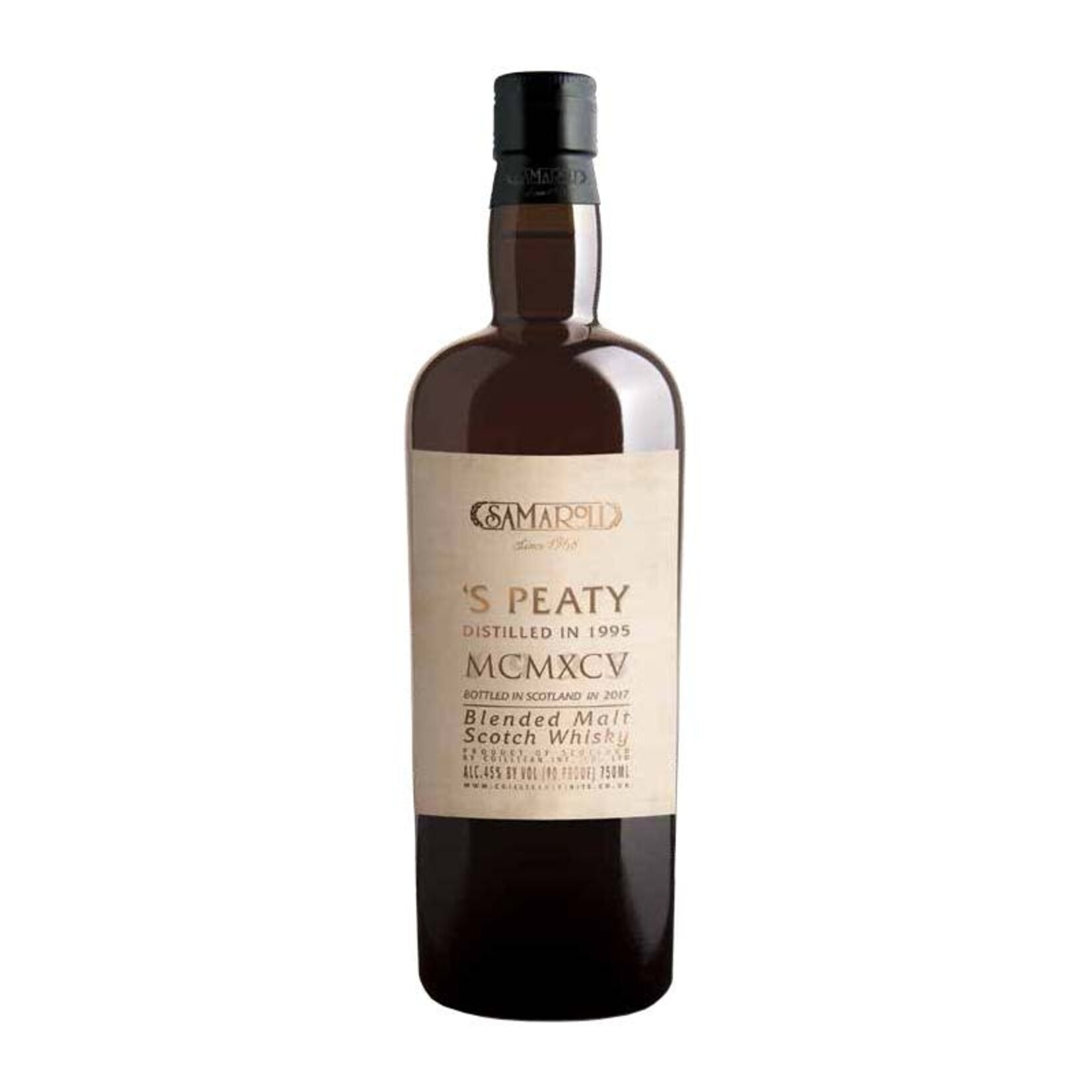 Samaroli Samaroli / S Peaty Distilled in 1995 Bottled in 2017 45% abv / 750mL