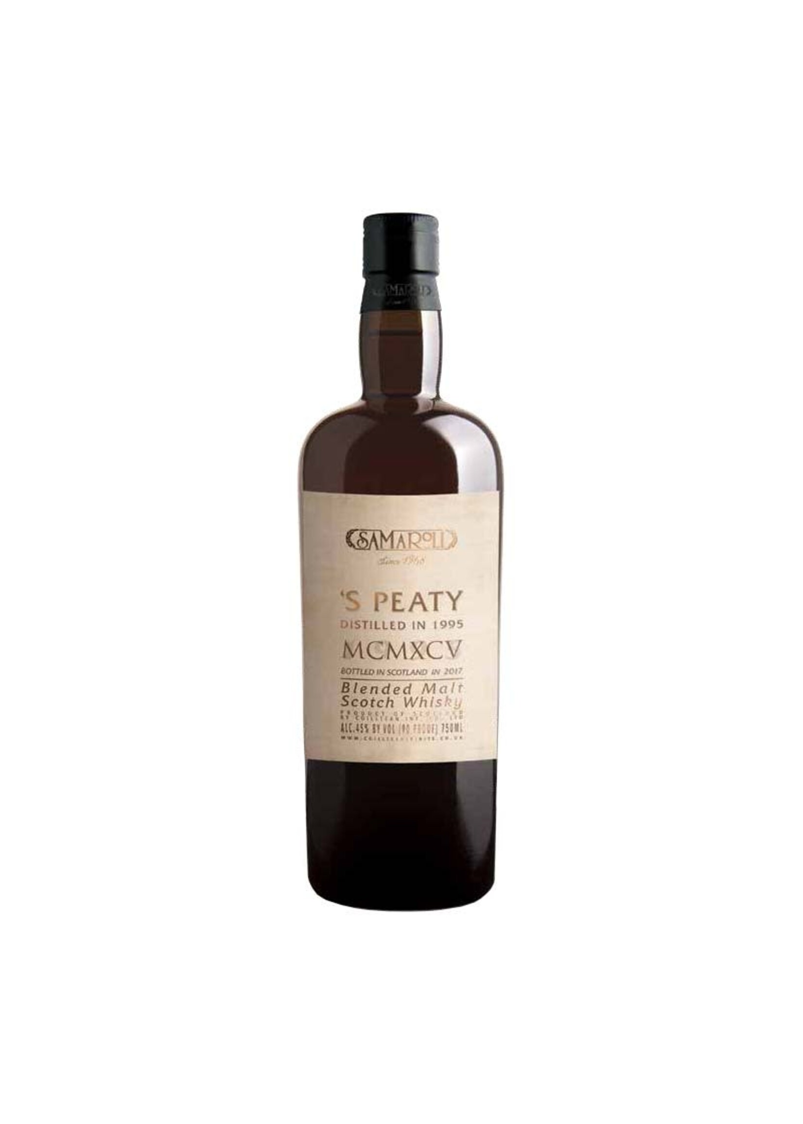 Samaroli Samaroli / S Peaty Distilled in 1995 Bottled in 2017 45% abv / 750mL