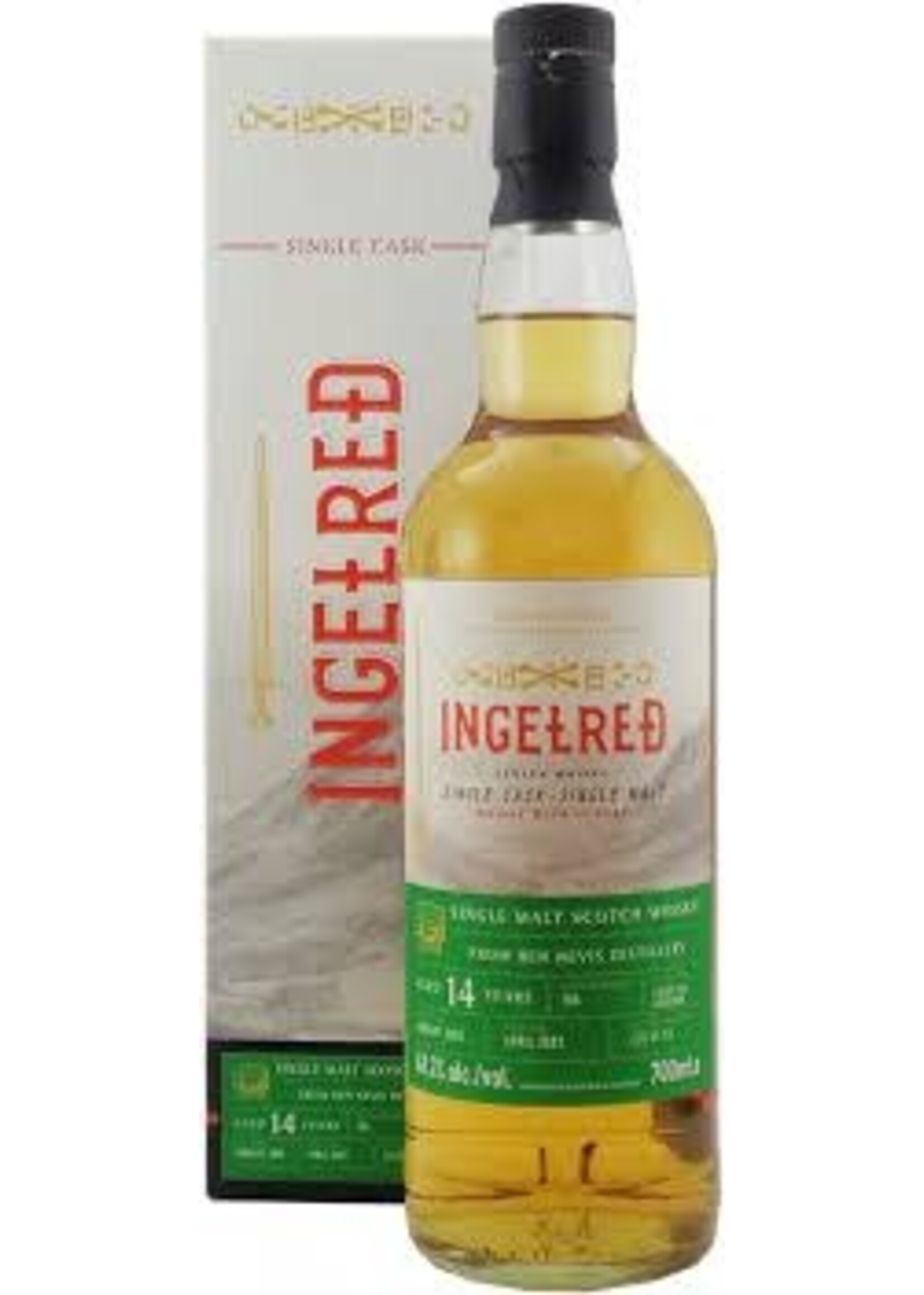 Ingelred Ingelred / Ben Nevis 14 Year Matured in a First-Fill Bourbon Barrel / Single Cask Single Malt Scotch Whisky 62.2% abv / 700mL