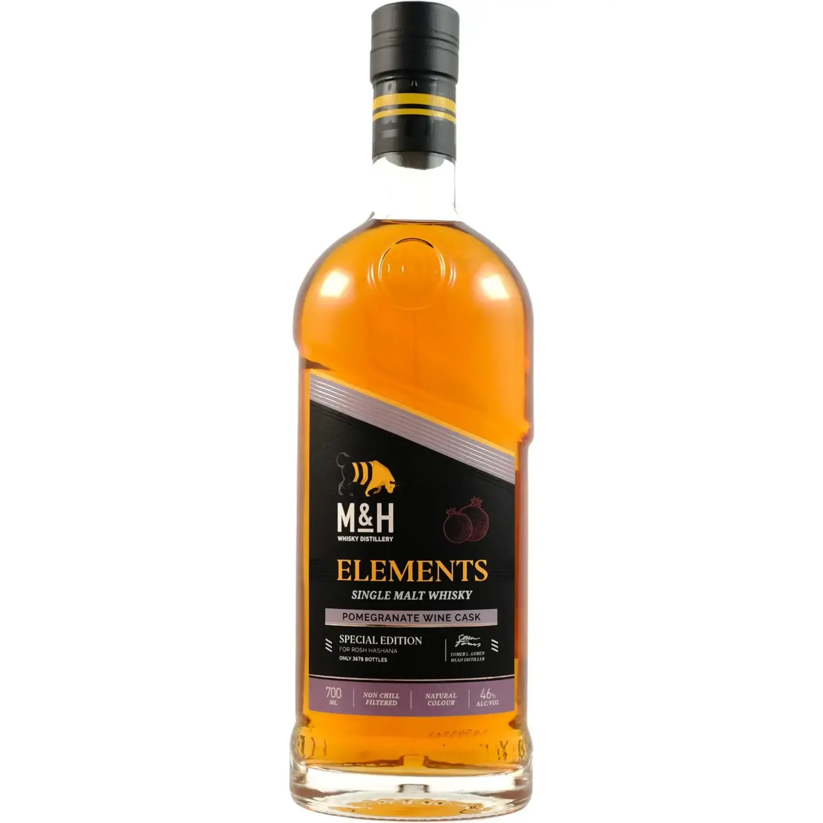 Milk and Honey M&H Milk and Honey / Elements Pomegranate Wine Cask Single Malt Whisky / 750mL