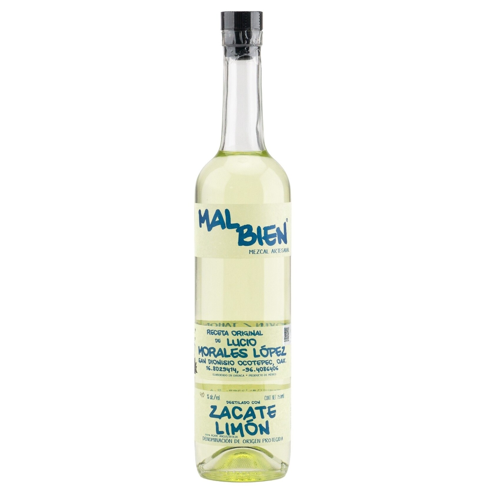 Mal Bien Mal Bien / Zacate Limon Mezcal 40% abv / 750mL
