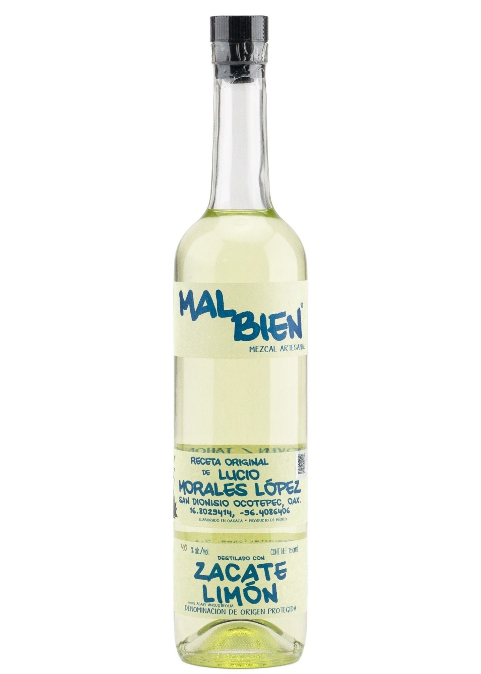 Mal Bien Mal Bien / Zacate Limon Mezcal 40% abv / 750mL