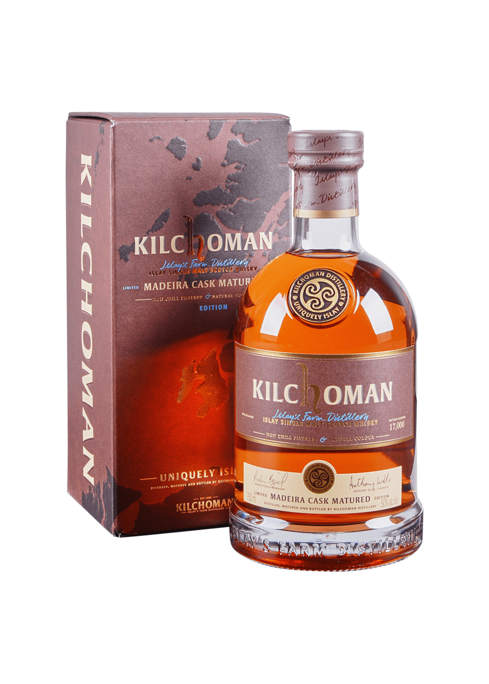 Kilchoman Kilchoman / Madeira Cask Matured 2021 Edition Islay Single Malt Scotch Whisky 50% abv / 750mL