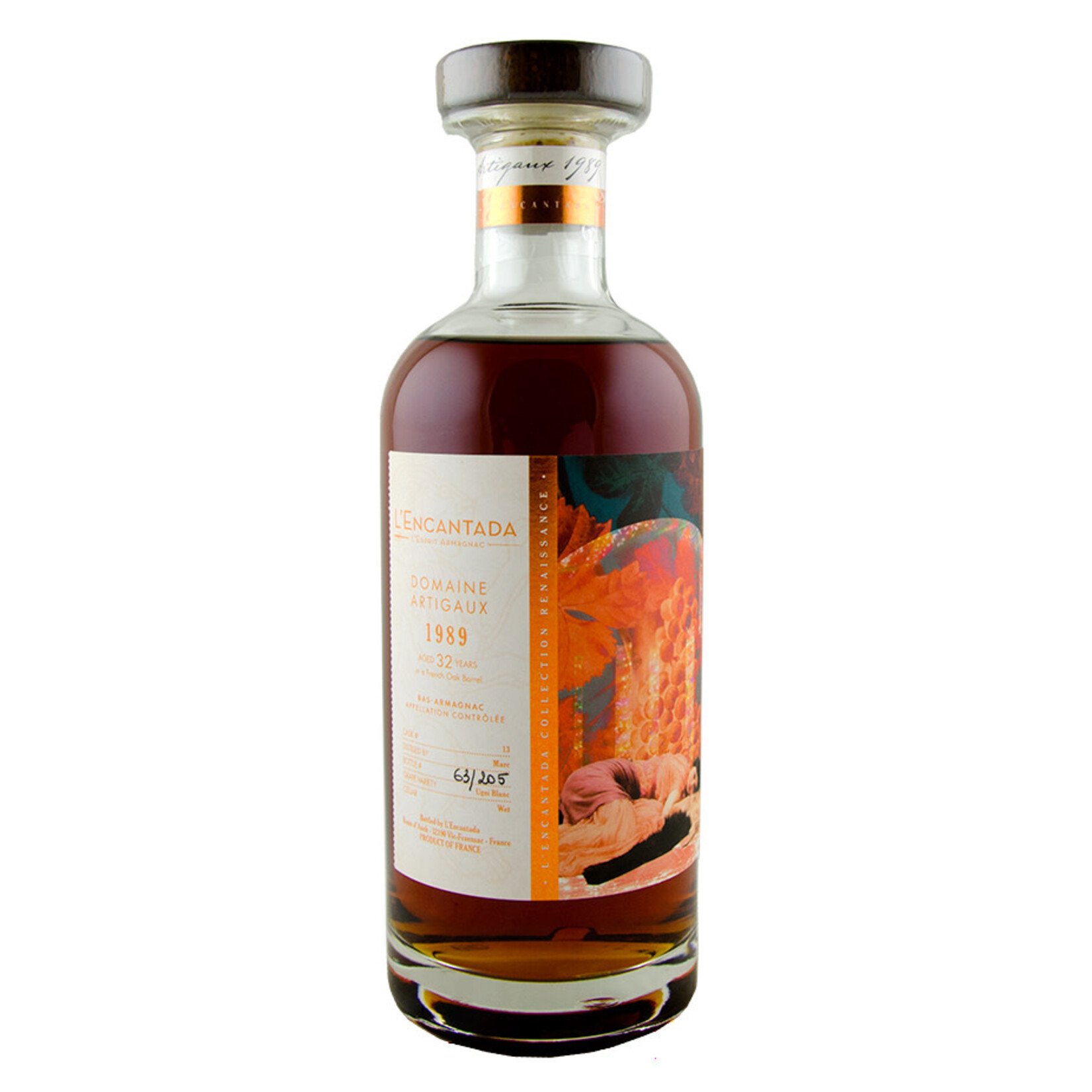 L'Encantada / Armagnac Domaine Artigaux 1989 Renaissance 32 Year 52.9% abv / 750mL