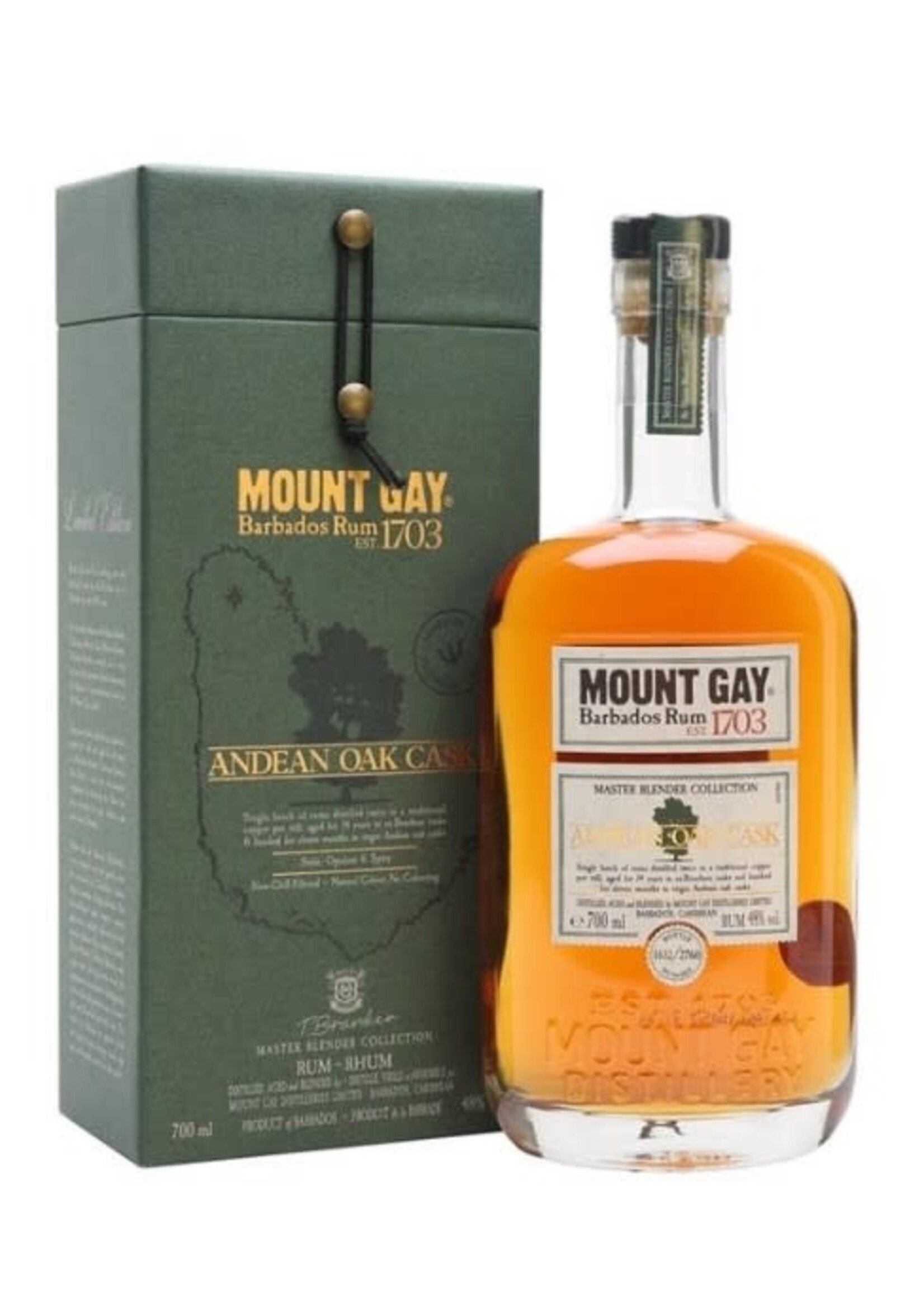 Mount Gay / Master Blender Collection 14 Years Old Andean Oak Cask Rum 94 Proof / 750mL