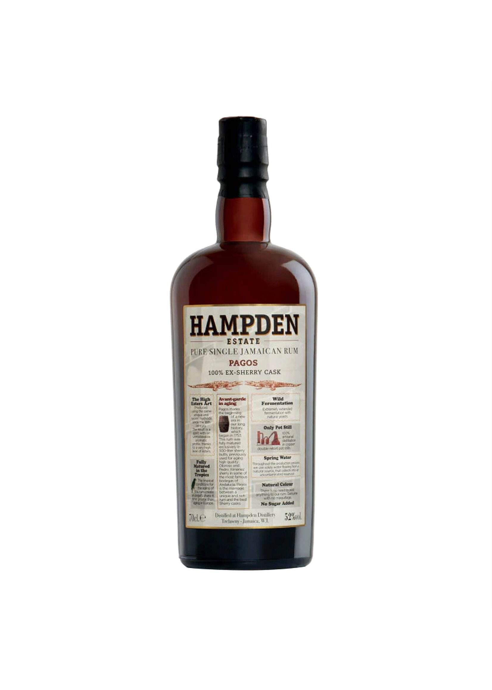 Hampden Hampden / Pagos Ex-Sherry Cask Jamaican Rum 52% abv / 750mL