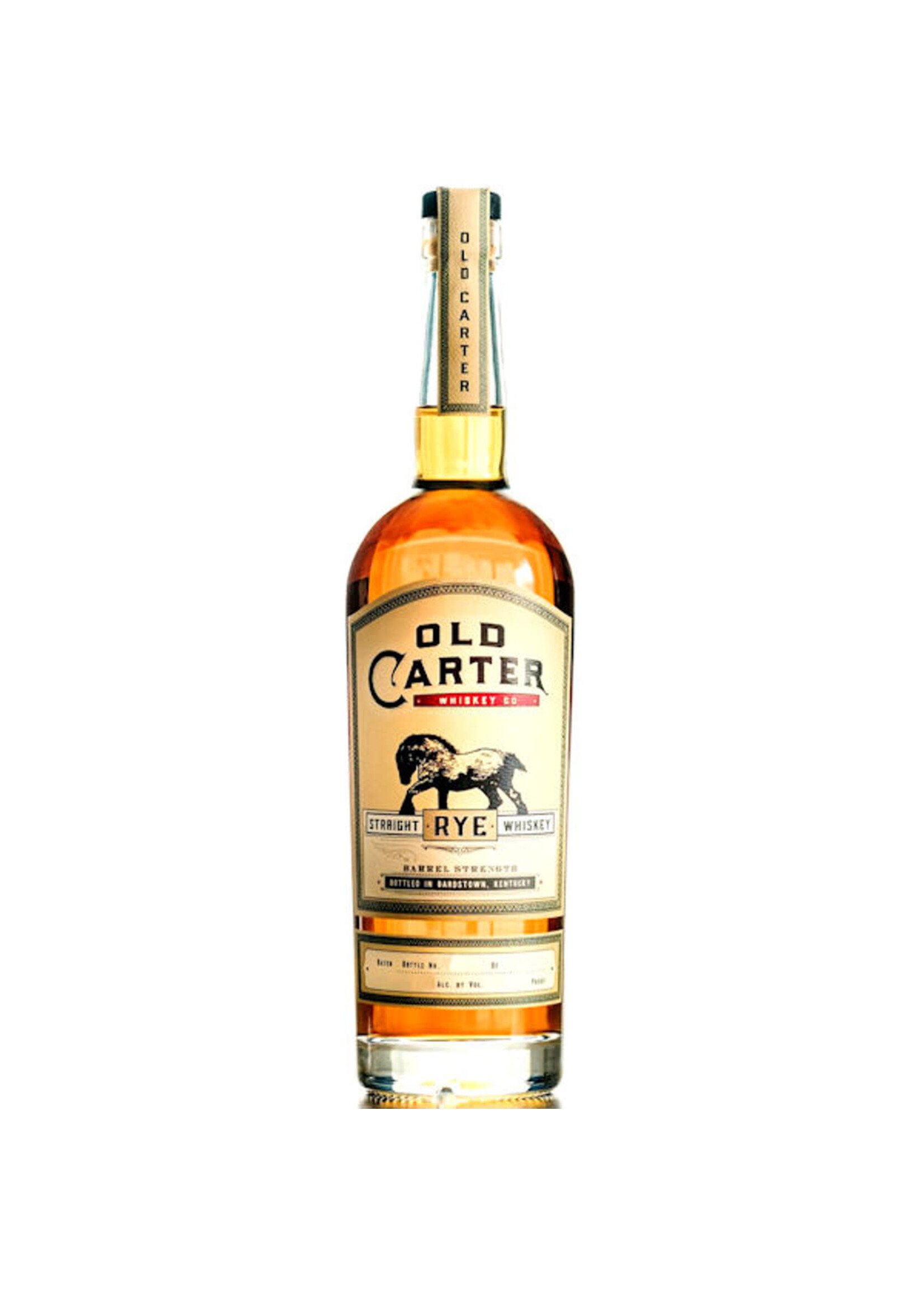Old Carter Old Carter Whiskey Co. / Batch 10 Barrel Strength Straight Rye Whiskey / 750mL