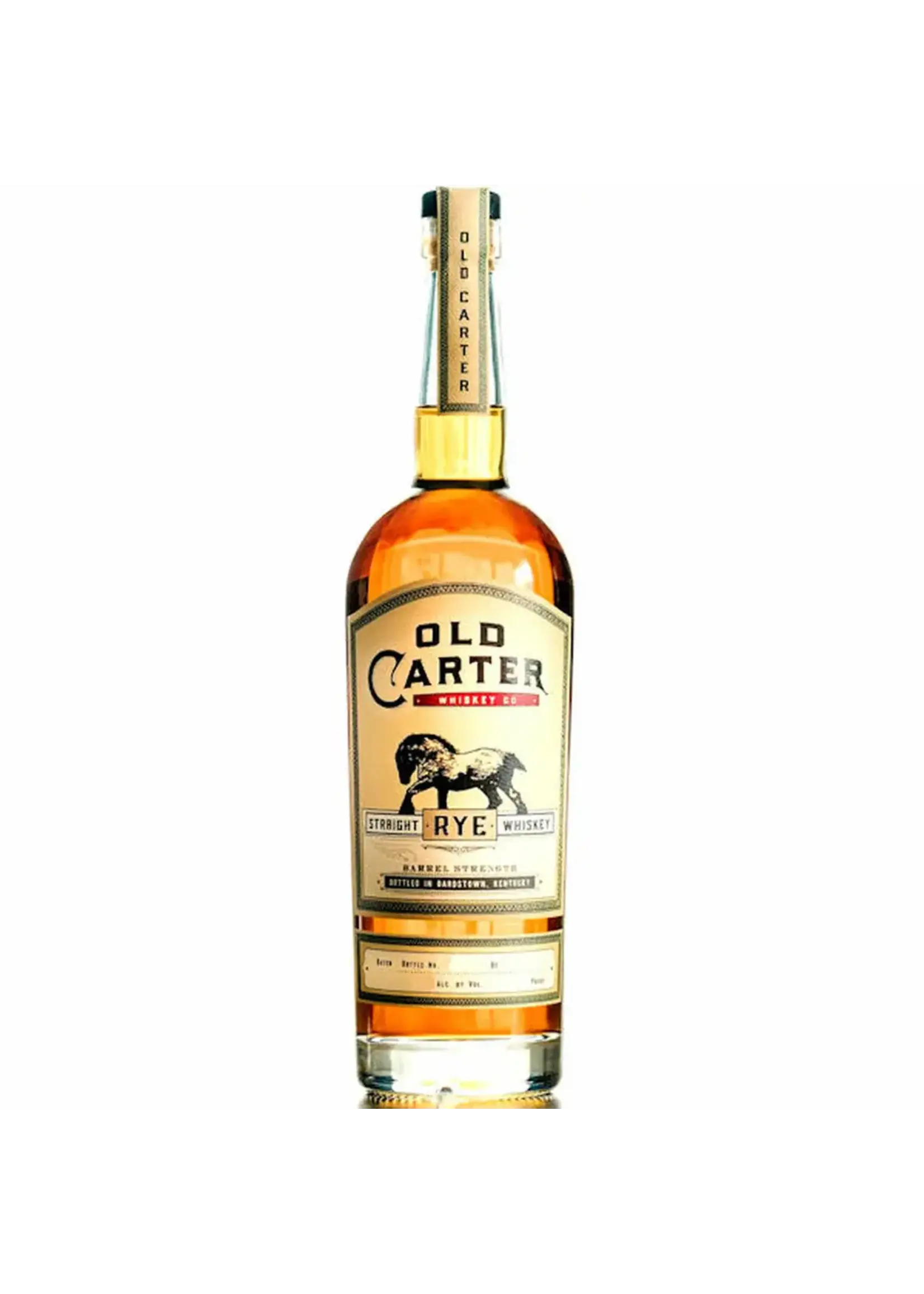 Old Carter Old Carter Whiskey Co. / Batch 9 Barrel Strength Straight Rye Whiskey / 750mL