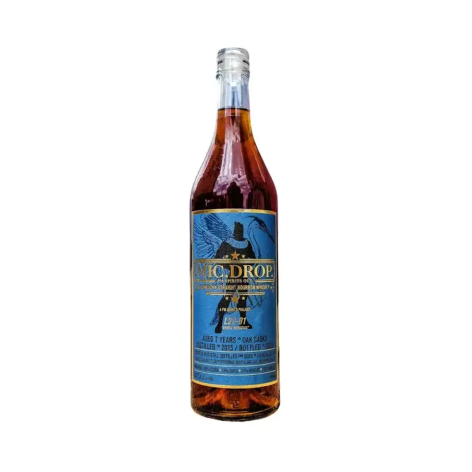 Mic Drop Mic Drop / L22-01 7 Year Old Straight Bourbon Whiskey / 750mL
