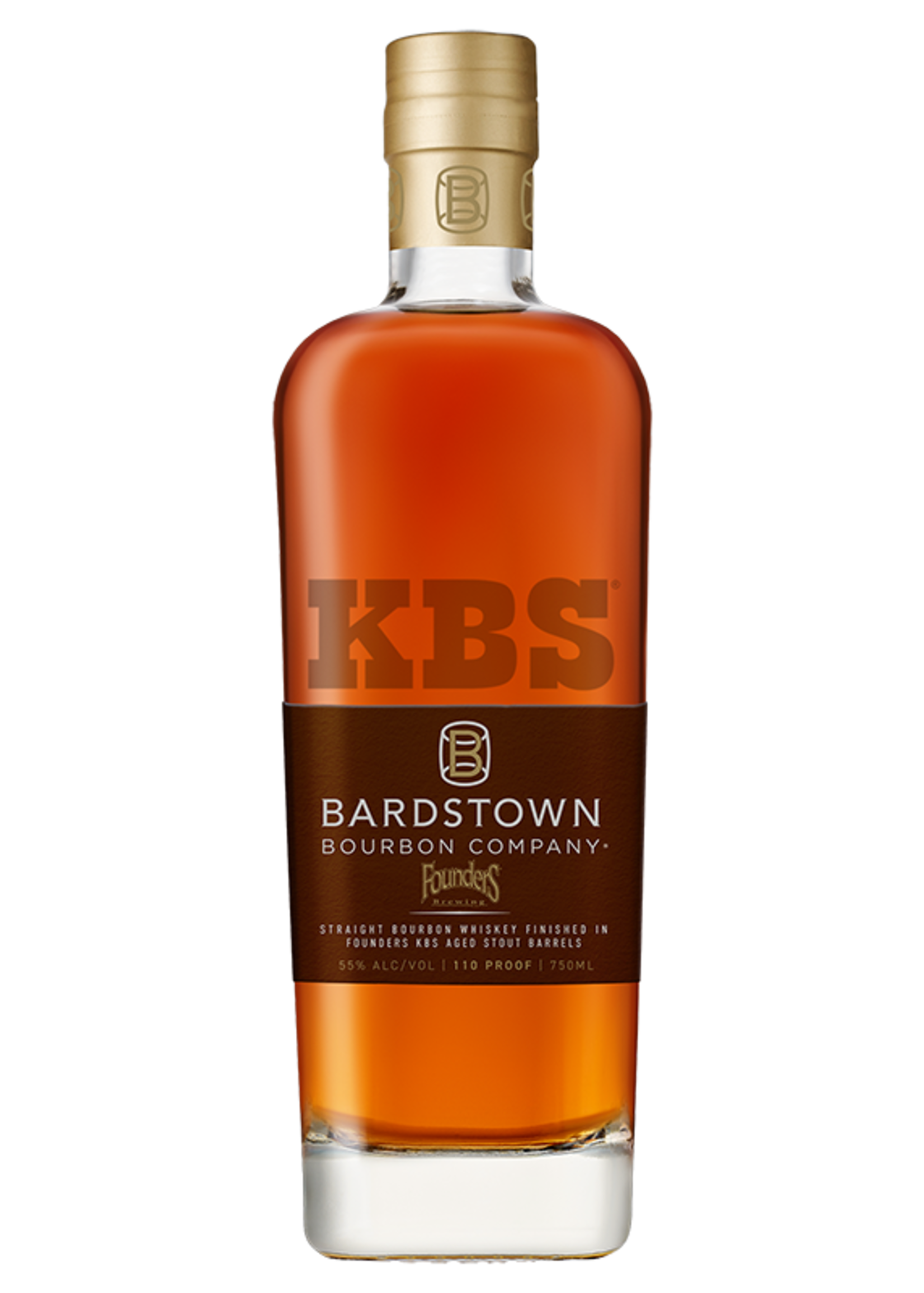 Bardstown Bourbon Company Bardstown / Founders KBS Aged Stout Barrel Finished Straight Bourbon Whiskey / 750mL