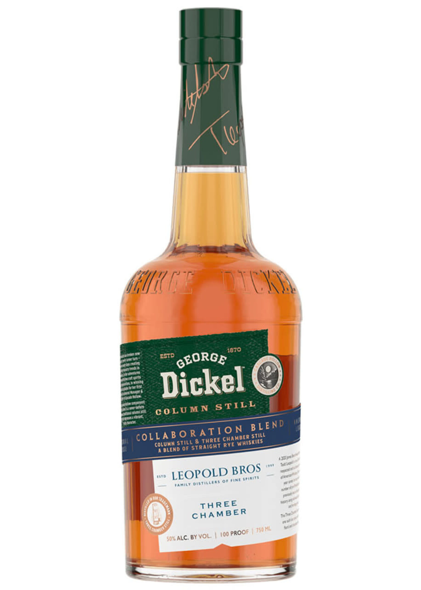 George Dickel George Dickel & Leopold Bros / 'Collaboration Blend' Rye Whiskey / 750mL