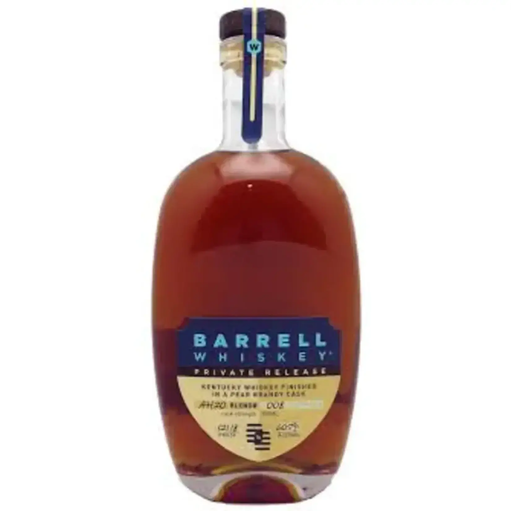 Barrell Craft Spirits Barrell Craft Spirits / Private Release Pear Brandy Cask Finished Kentucky Straight Whiskey / 750mL